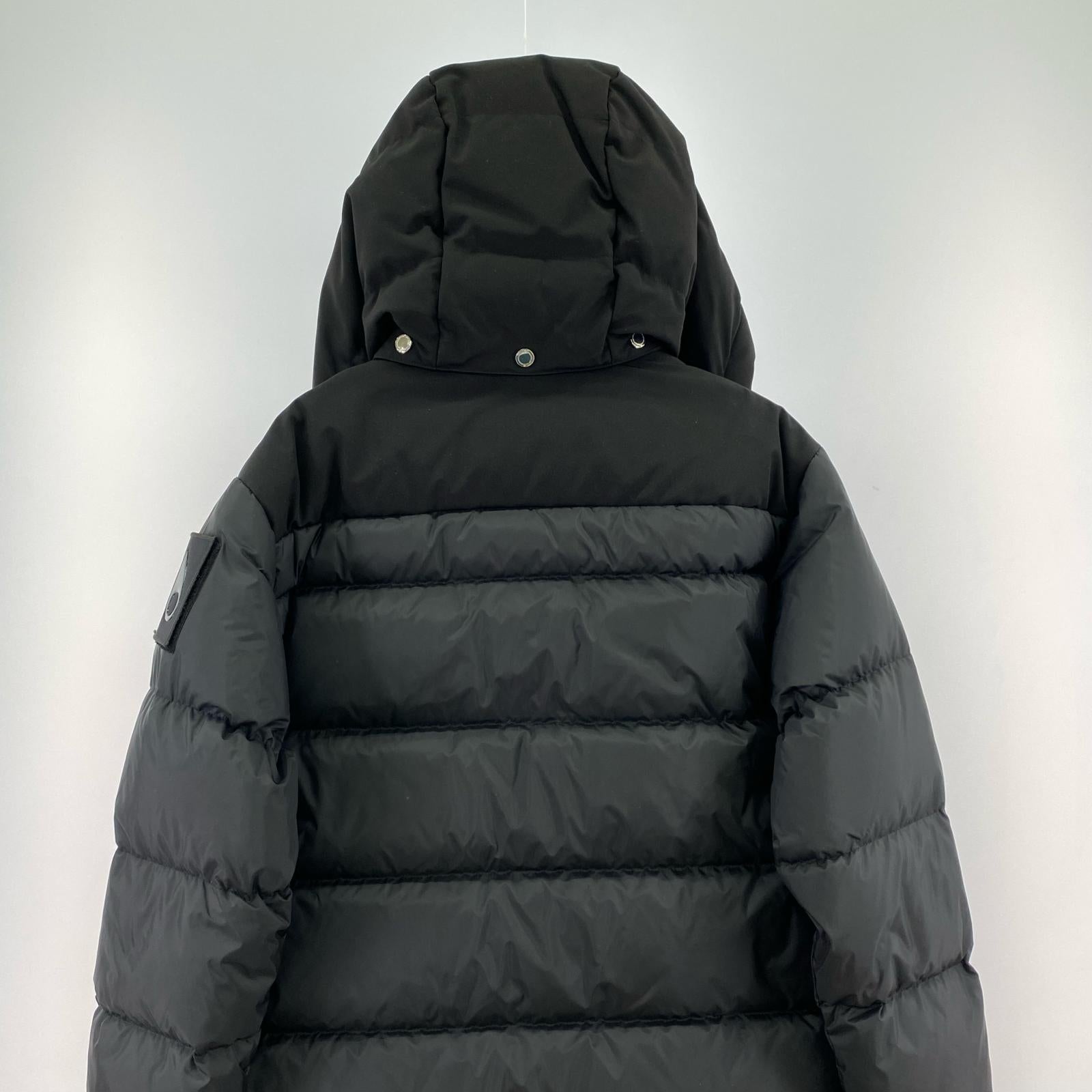 ダウンジャケット MOOSE KNUCKLES 黒(XS) ブラック
