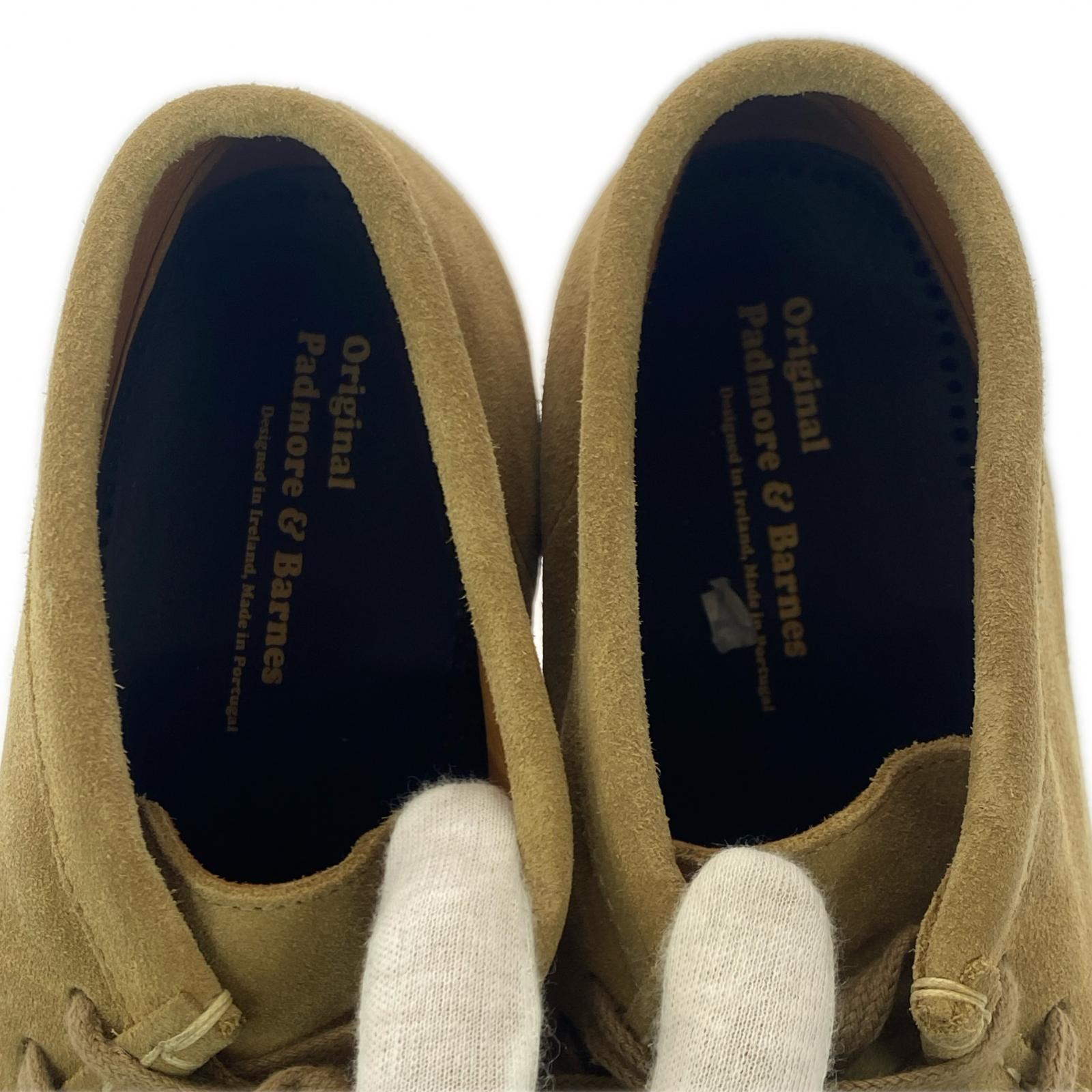 ブーツ Padmore&Barnes P404 Wallabee ワラビー UK9 ベージュ