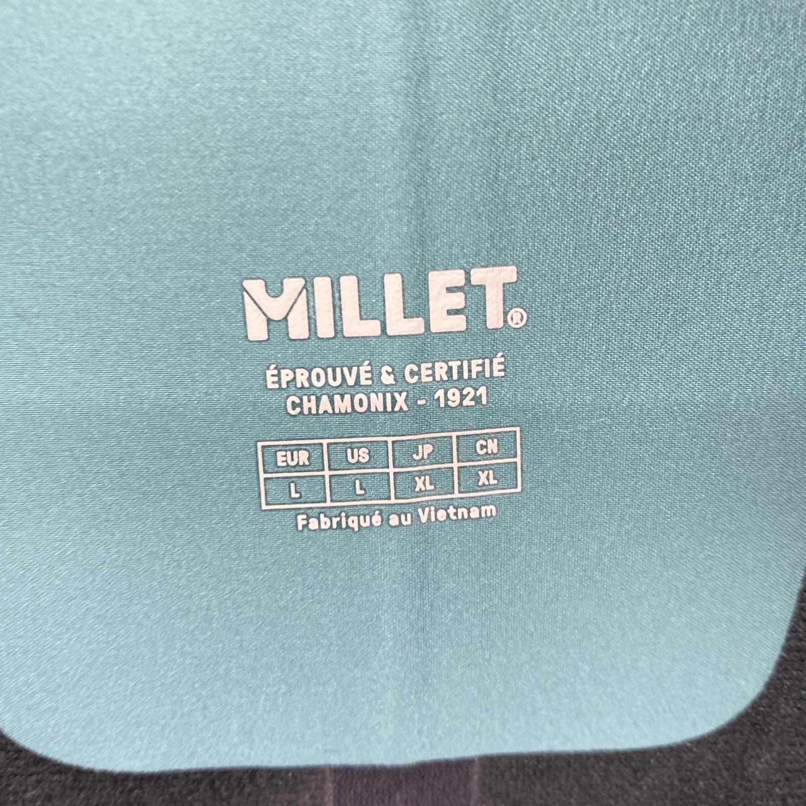マウンテンパーカー MILLET ティフォン ウォーム ネクスト ストレッチ ジャケット ブルー