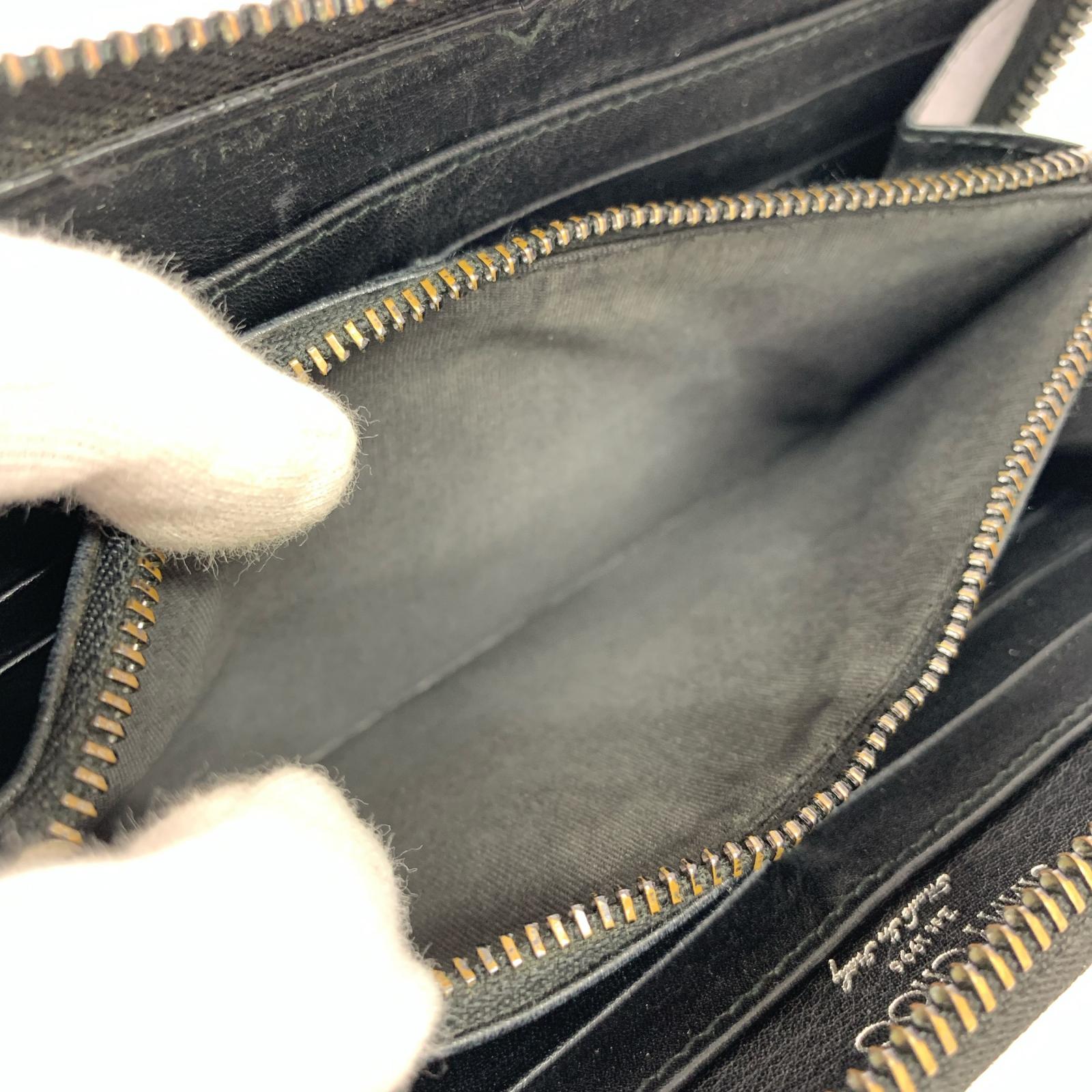 長財布 Studs Leather Long Wallet BLK ブラック