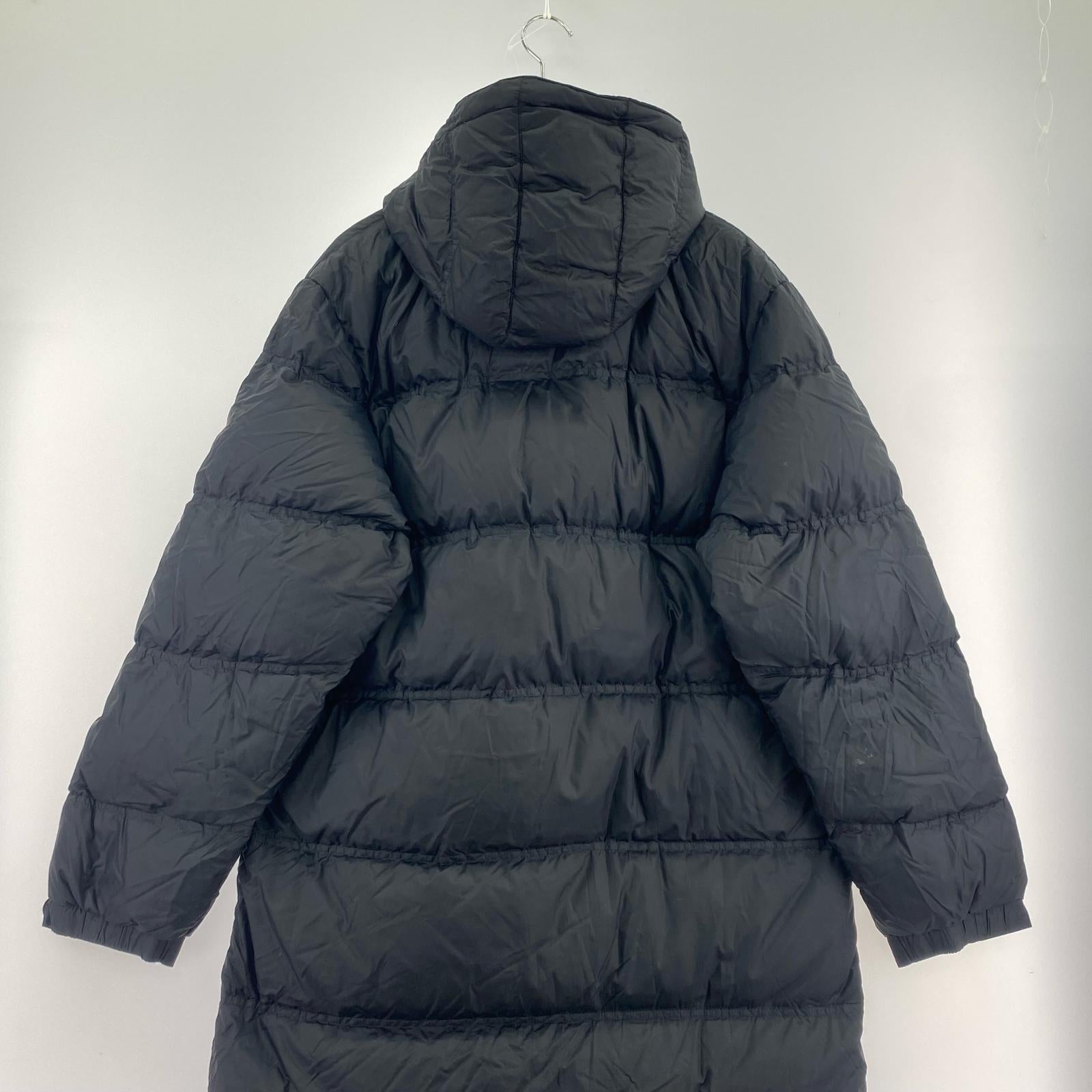 ダウンジャケット NIKE ダウンロングコート ベンチコート 319053-010 L ブラック