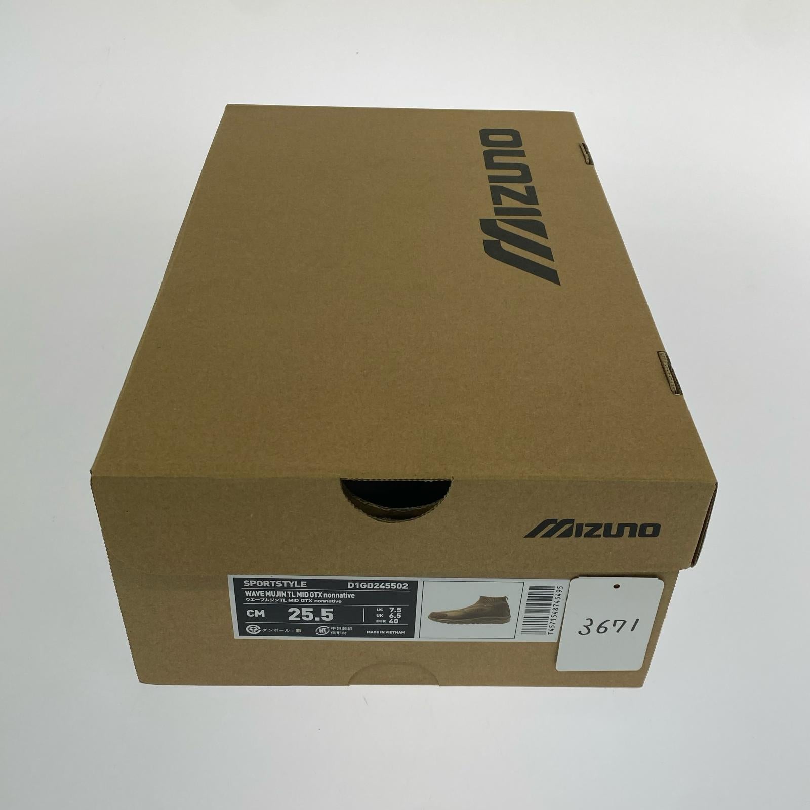 スニーカー WAVE MUJIN TL MID GTX nonnative 25.5cm (US7 1/2 UK7 EU41) ブラウン