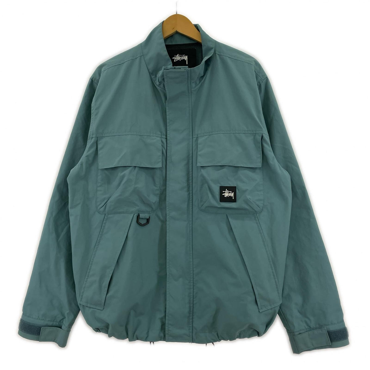 ジャケット STUSSY CARGO JACKET カーゴジャケット M ブルー M ブルー