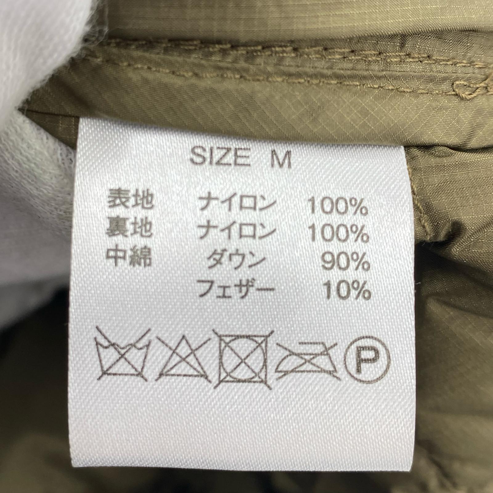 ダウンベスト NANGA ダウンベスト カーキ (M) M カーキ