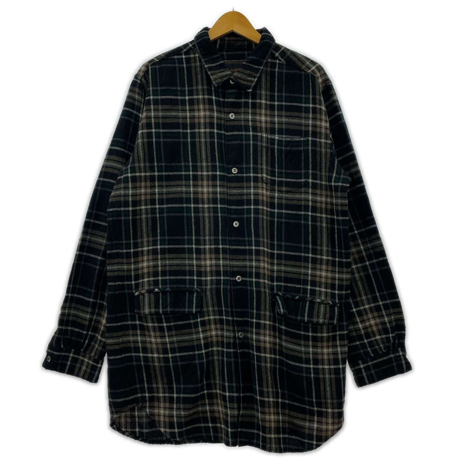 ジャケット UNDERCOVERISM 05AW ARTS期 ウールチェックシャツジャケット 2 ブラウン系 2 マルチカラー
