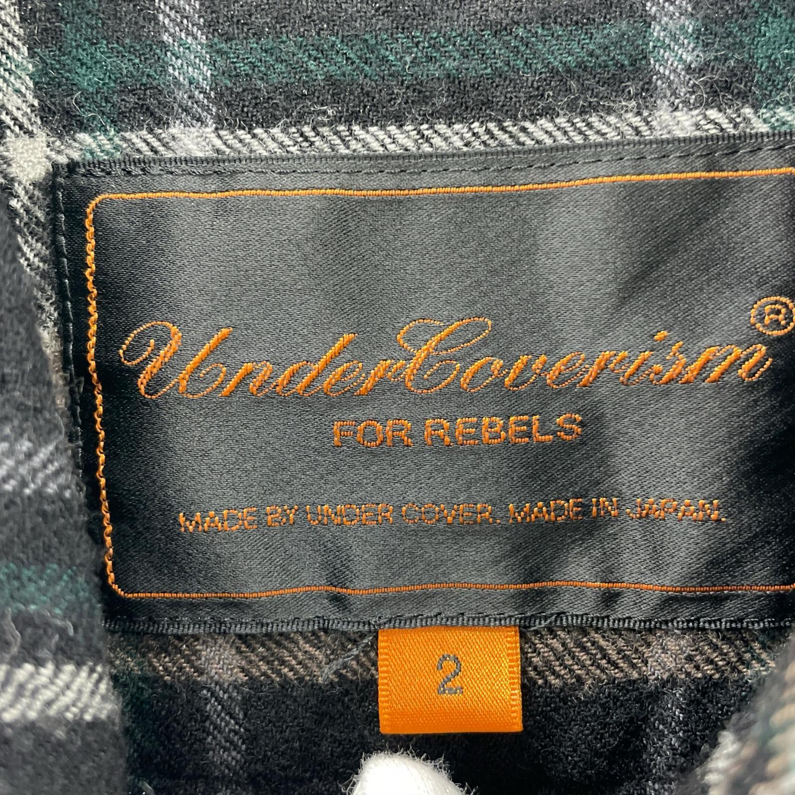 ジャケット UNDERCOVERISM 05AW ARTS期 ウールチェックシャツジャケット 2 ブラウン系 2 マルチカラー