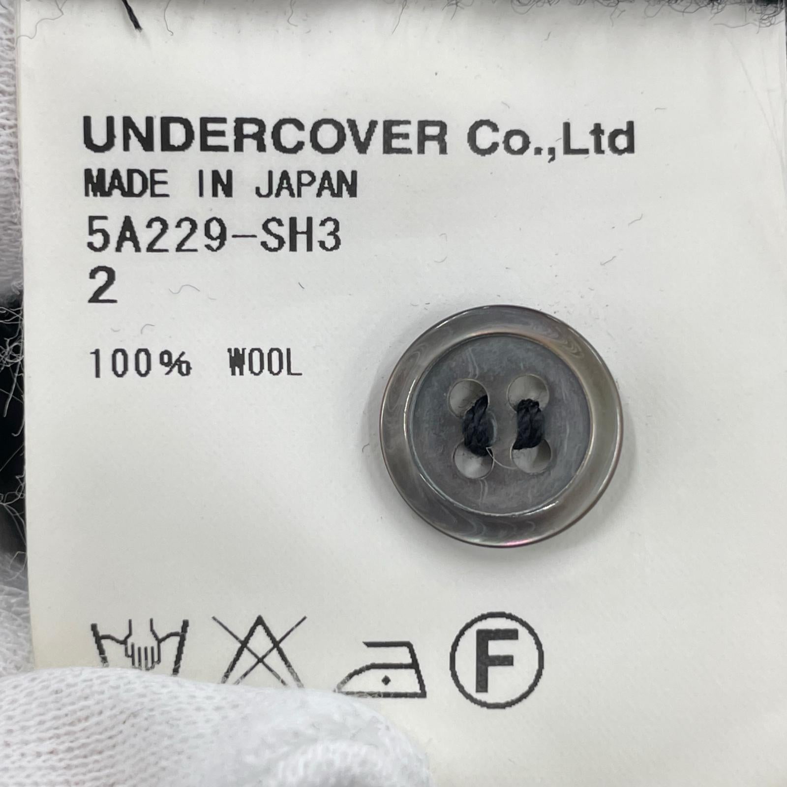 ジャケット UNDERCOVERISM 05AW ARTS期 ウールチェックシャツジャケット 2 ブラウン系 2 マルチカラー