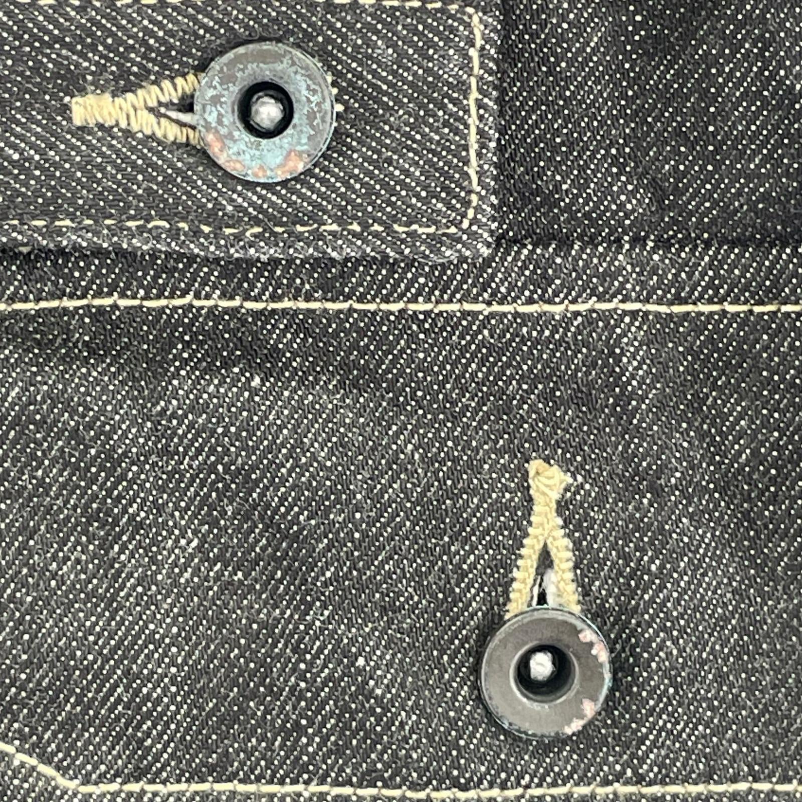 デニムジャケット COMBINATION CUSTOM DENIM JACKET ブラック