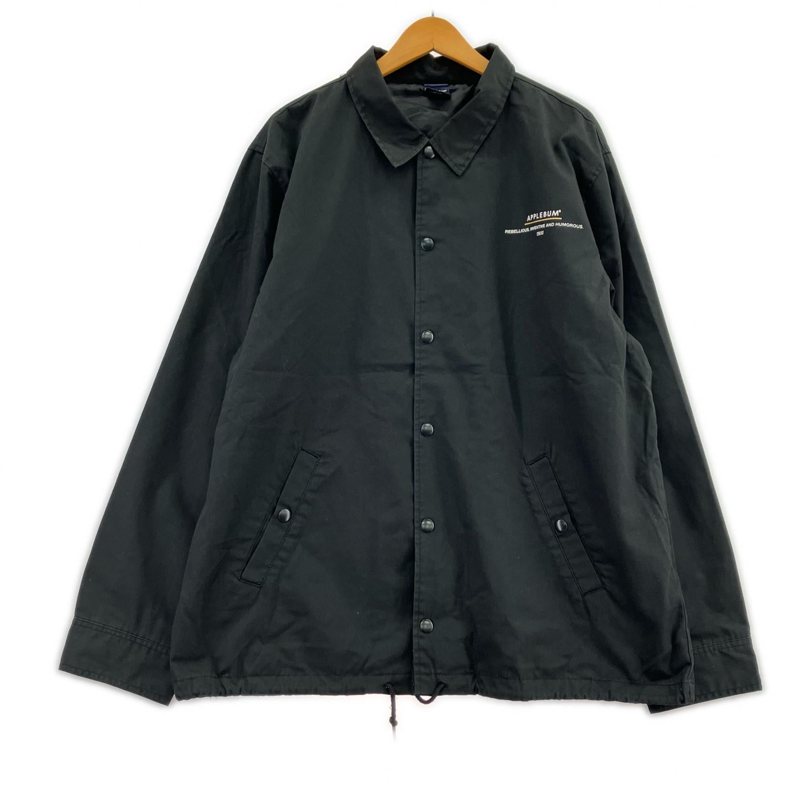 ジャケット APPLEBUM Ruler" Coach Jacket XL BLK LL ブラック