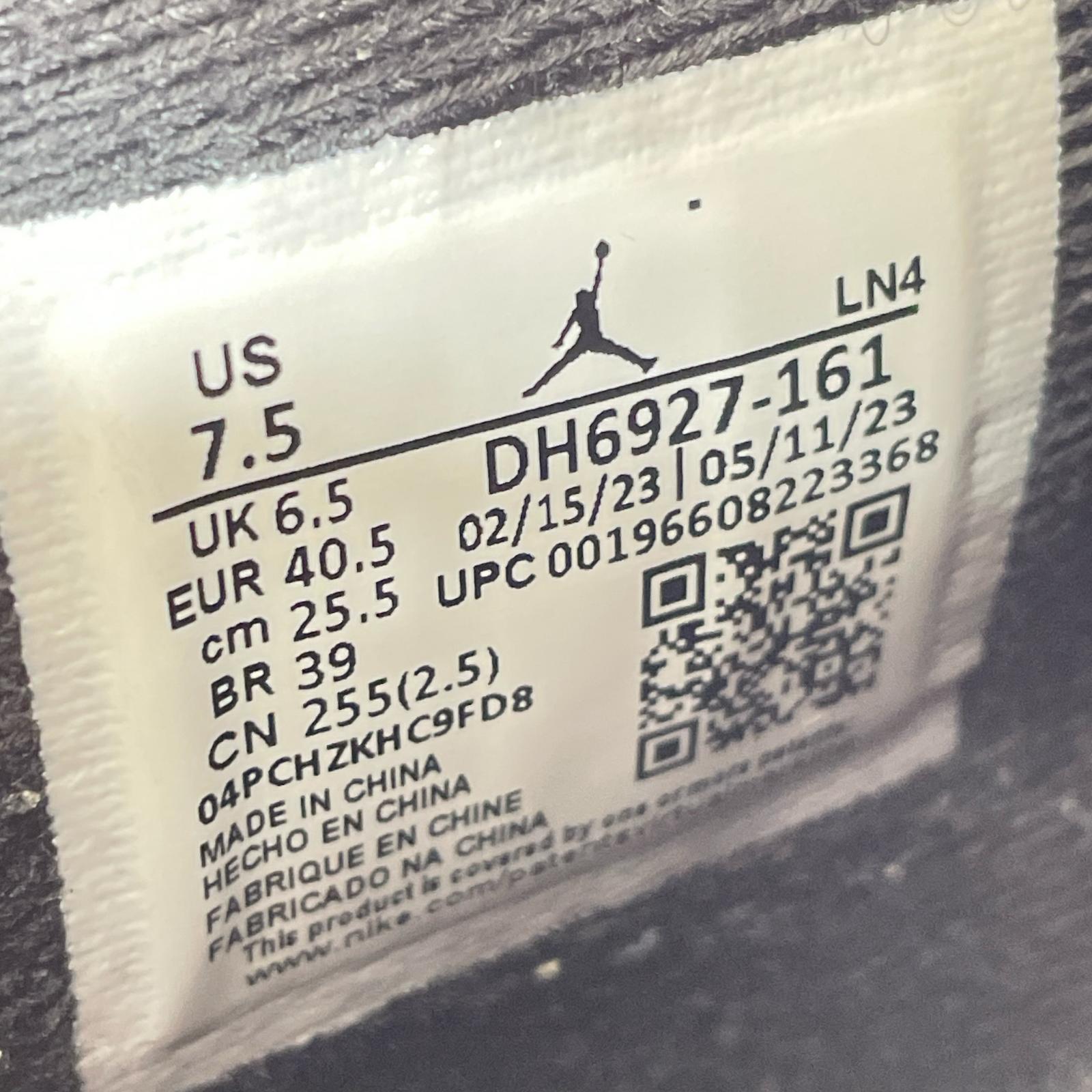 スニーカー Air Jordan 4 Retro Red Cement (25.5) 25.5cm (US7 1/2 UK7 EU41) ホワイト