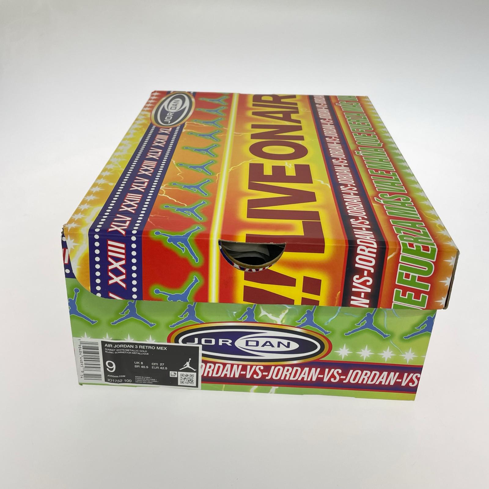 スニーカー Air Jordan 3 Retro Mex(27.0) 27cm (US9 UK8 1/2 EU44) ホワイト