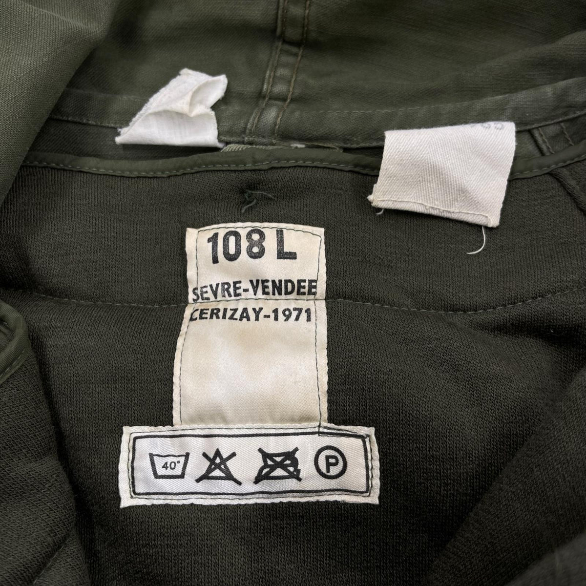 ミリタリージャケット フランス軍 M-64 モッズコート (108L) カーキ カーキ