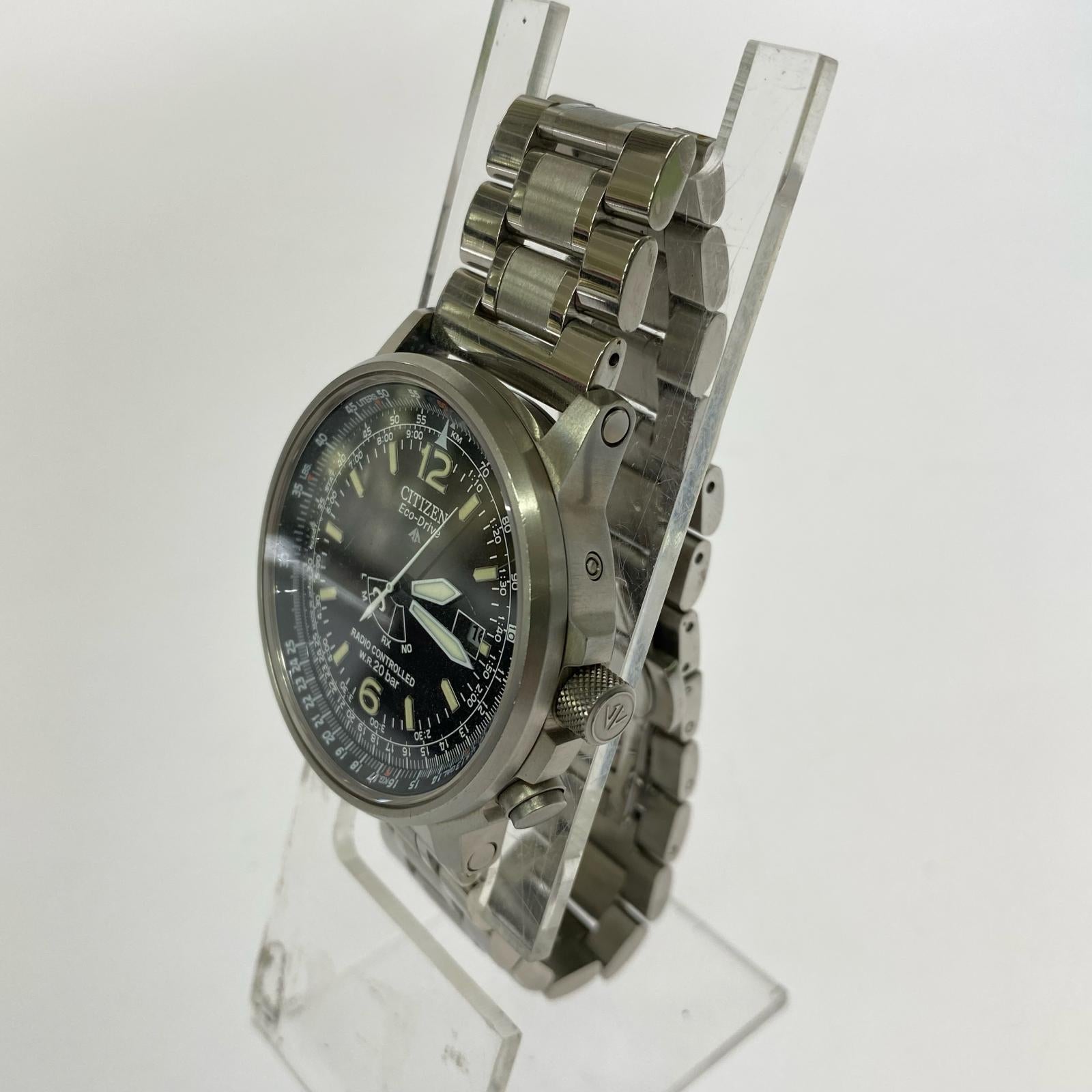 腕時計 PROMASTER Eco-Drive 電波ソーラー シルバー