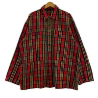 長袖シャツ ×J.Crew relaxed twill utility shirt(L) L レッド