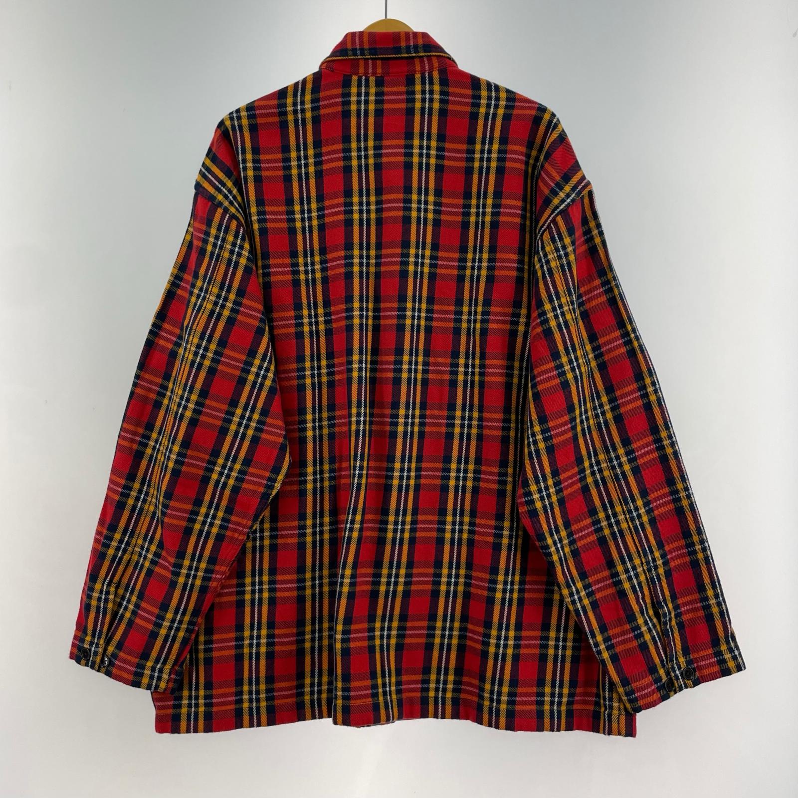 長袖シャツ ×J.Crew relaxed twill utility shirt(L) L レッド