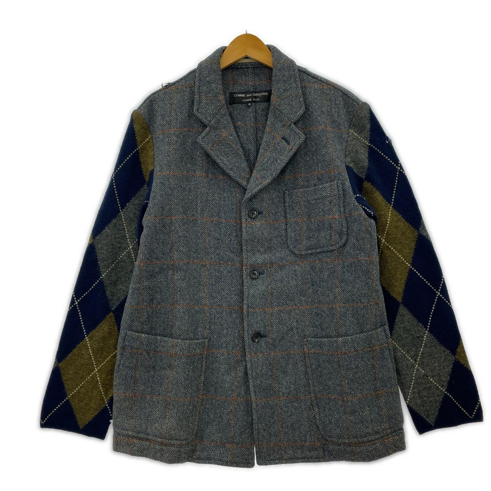 ジャケット COMME des GARCONS HOMME PLUS 96AW モッズ期 ドッキングジャケット M