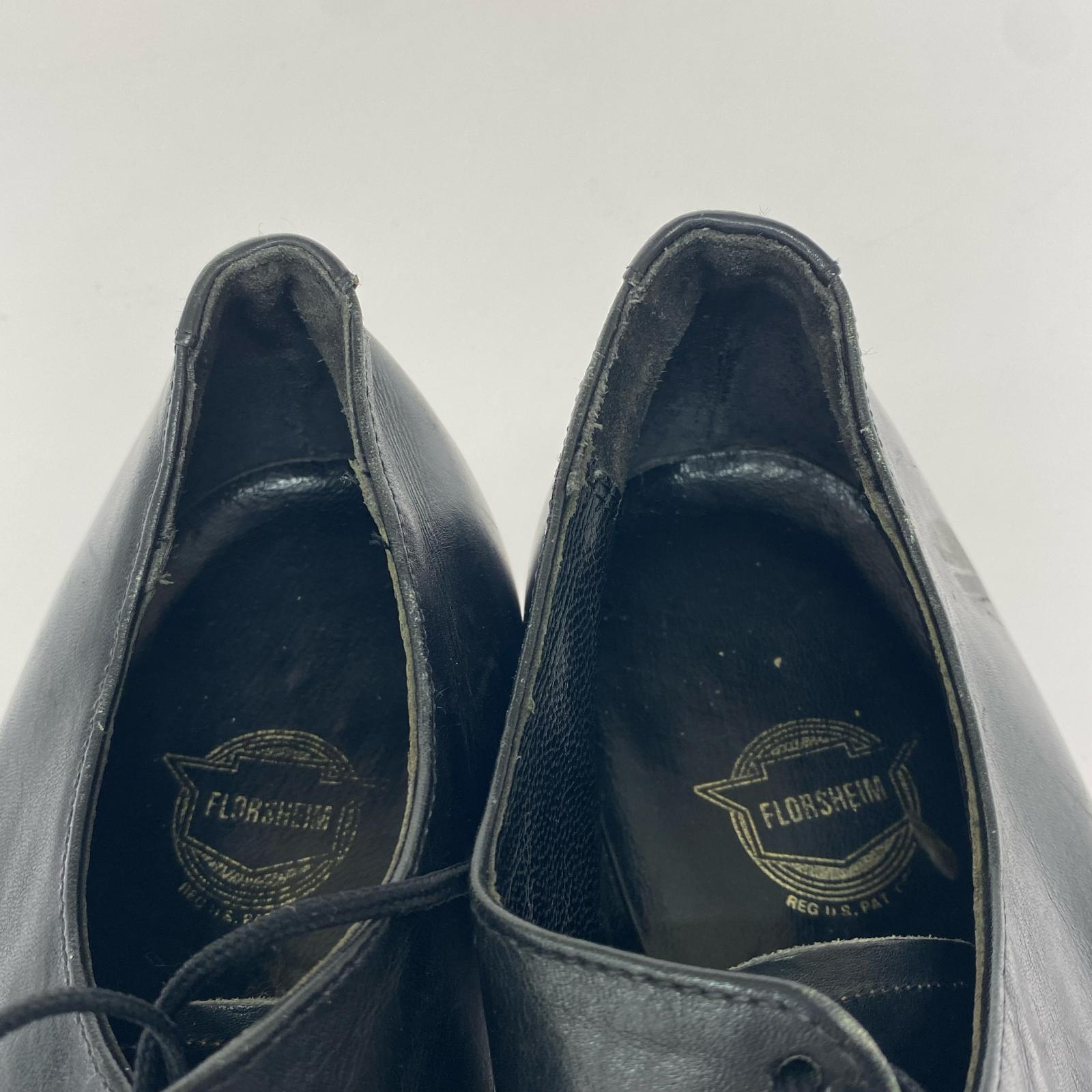 シューズ 80s FLORSHEIM BLK 27.0cm ブラック
