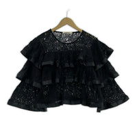 その他トップス Luzabelle レースブラウス XL BLK ブラック