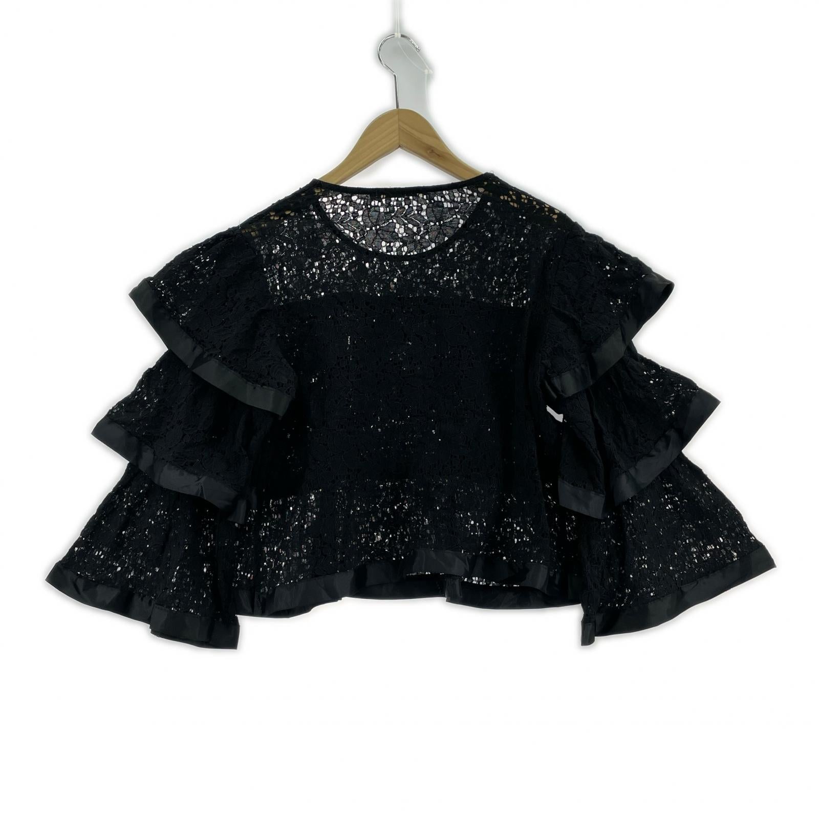 その他トップス Luzabelle レースブラウス XL BLK ブラック