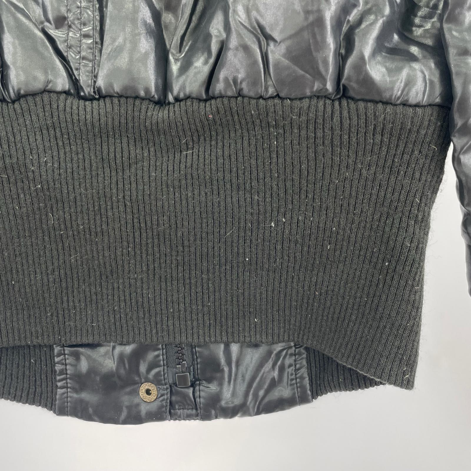 ジャケット ロングリブナイロンジャケット S BLK S ブラック