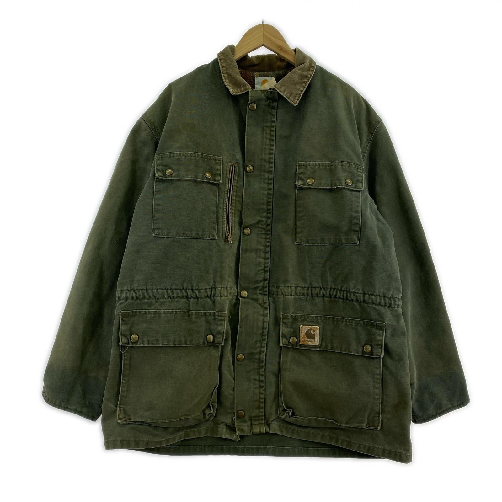 ジャケット ダック チョアコート カバーオール (L) 緑 L