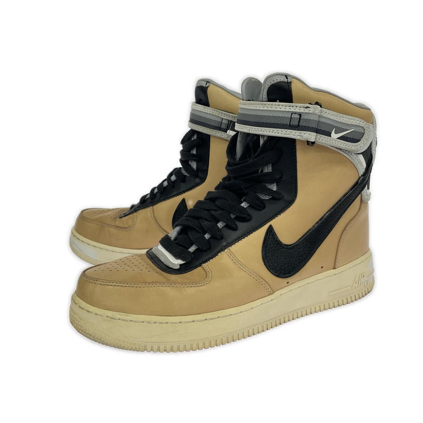 スニーカー AIR FORCE ONE HI SP TISCI (26.5) 26.5cm (US8 1/2 UK8 EU43) ベージュ