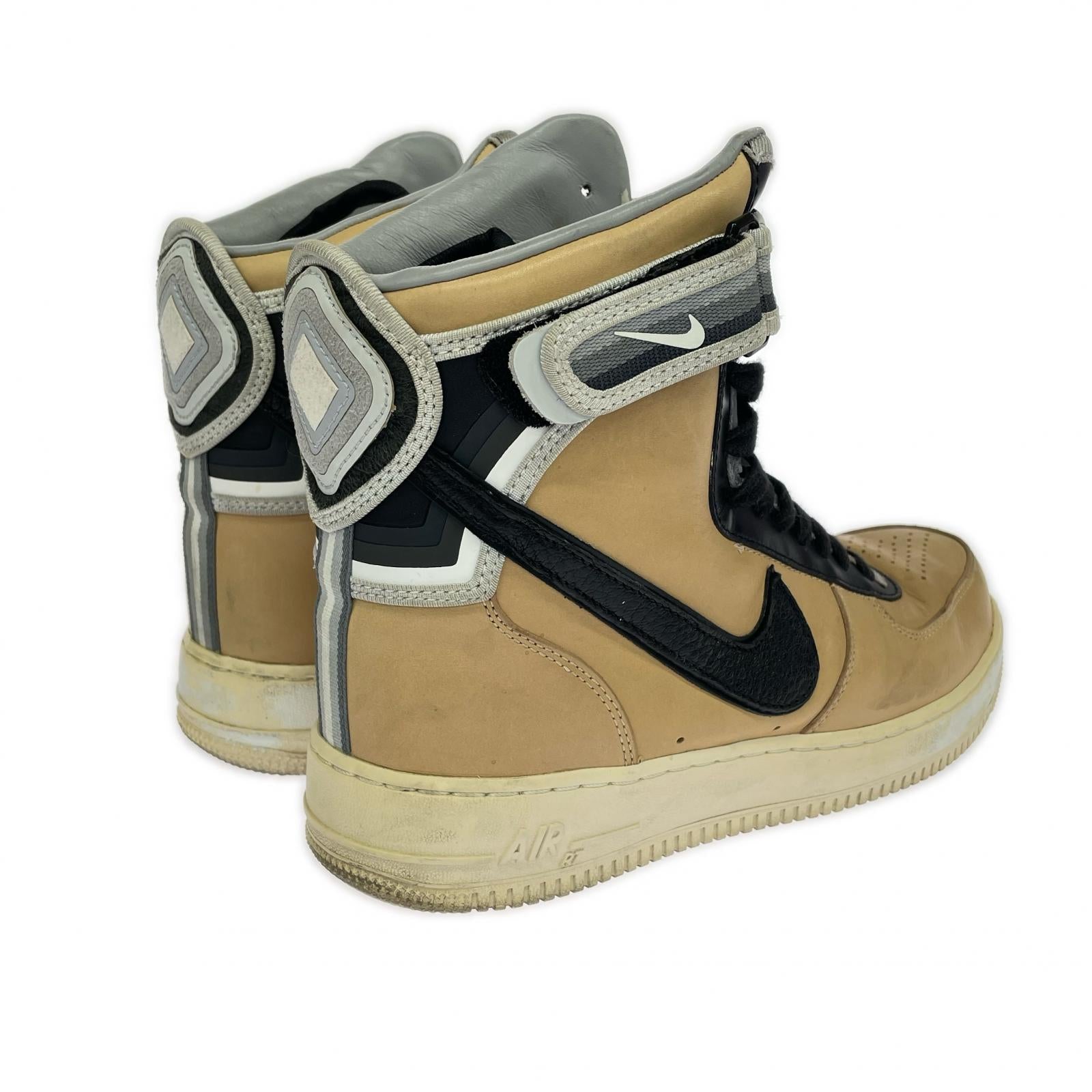 スニーカー AIR FORCE ONE HI SP TISCI (26.5) 26.5cm (US8 1/2 UK8 EU43) ベージュ