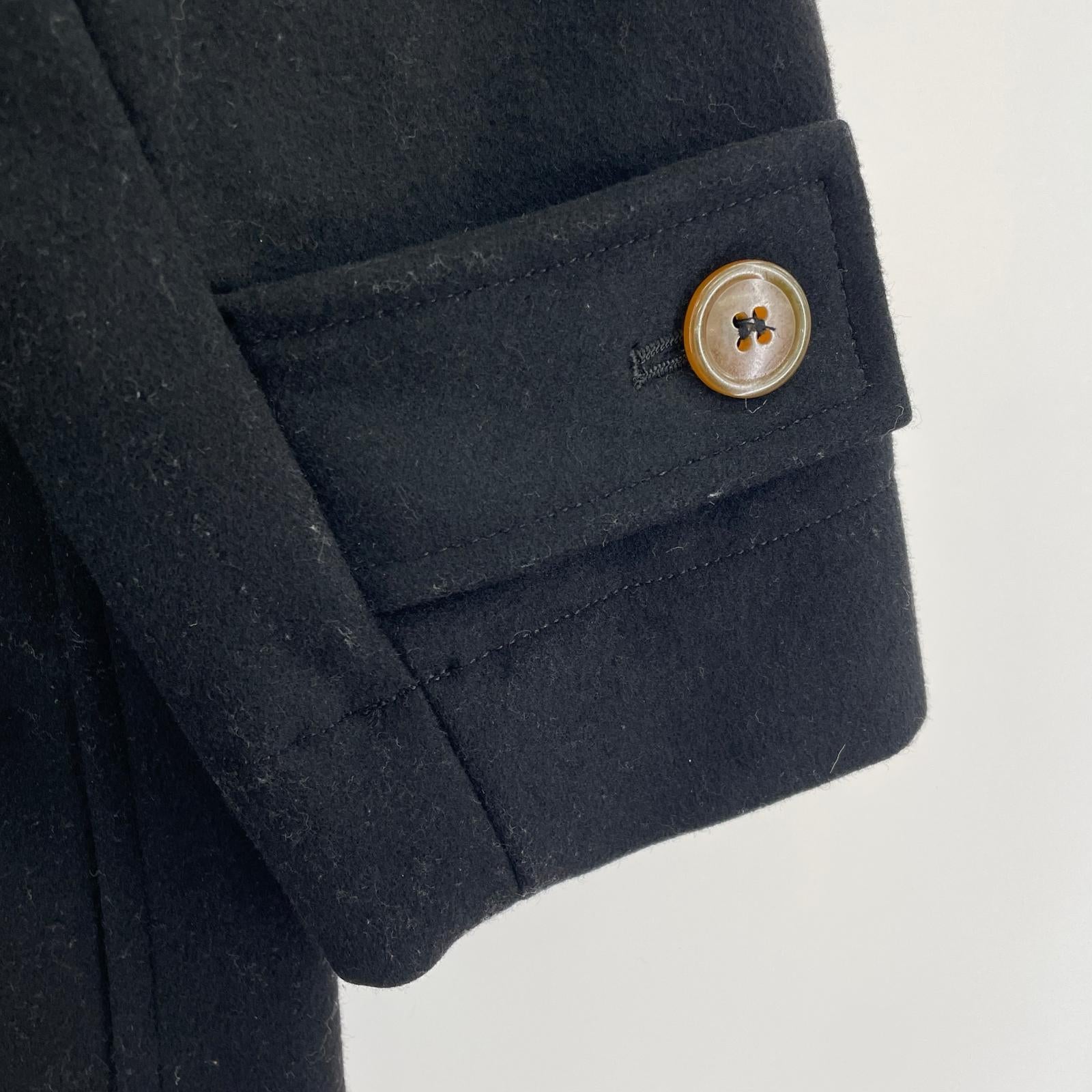 ジャケット ASYMMETRIC CHESTERFIELD COAT 黒 (44) 44 ブラック