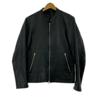 レザージャケット LIDNM 17SS SINGLE RIDERS JACKET L17SS-17 L ブラック