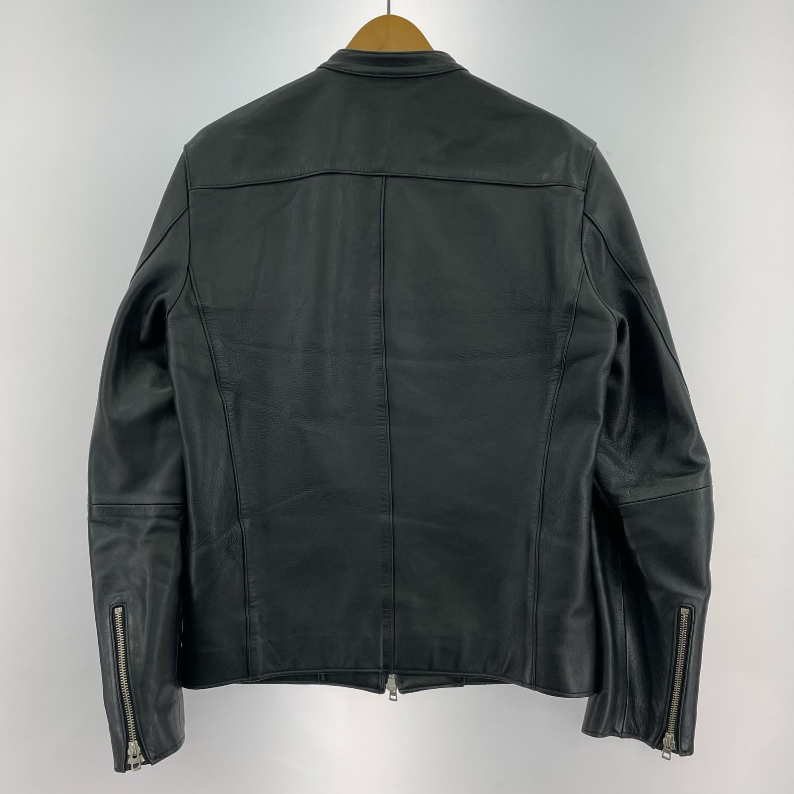レザージャケット LIDNM 17SS SINGLE RIDERS JACKET L17SS-17 L ブラック