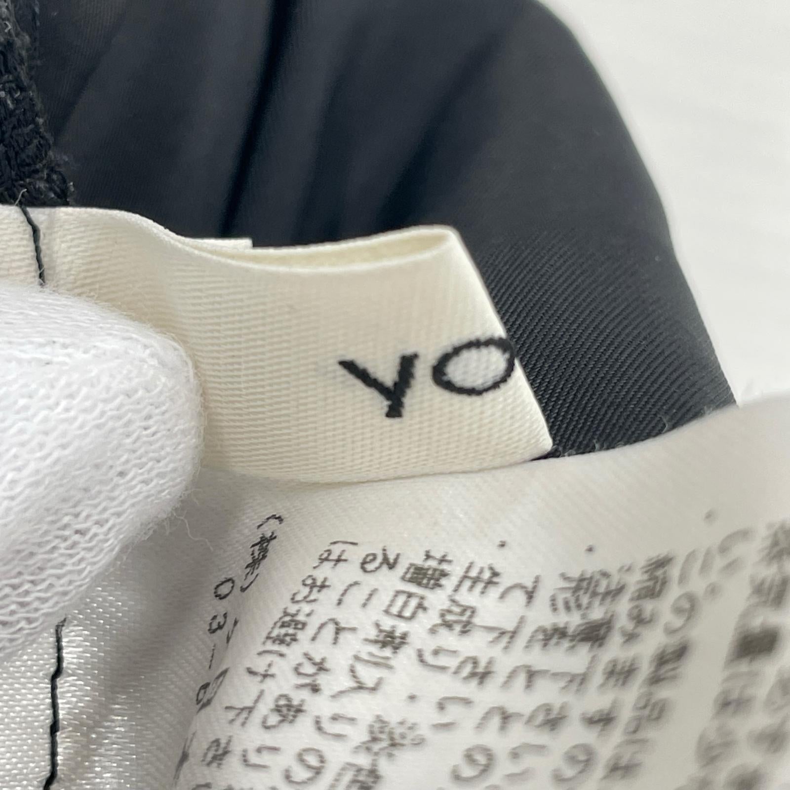 パンツ yori ノンアイロンワイドパンツ ブラック ブラック