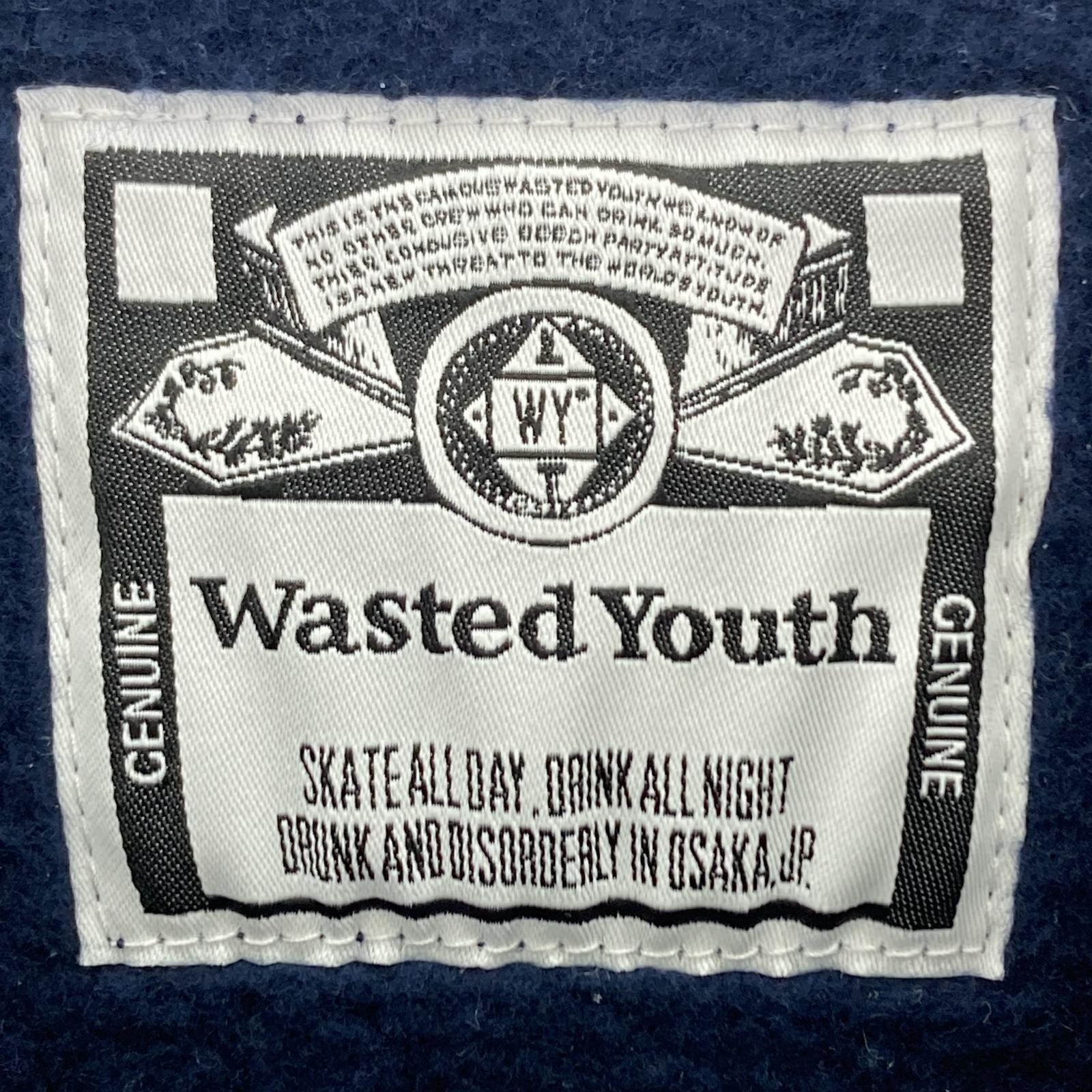 スウェット Wasted Youth HEAVY WEIGHT SWEATSHIRT XL ネイビー