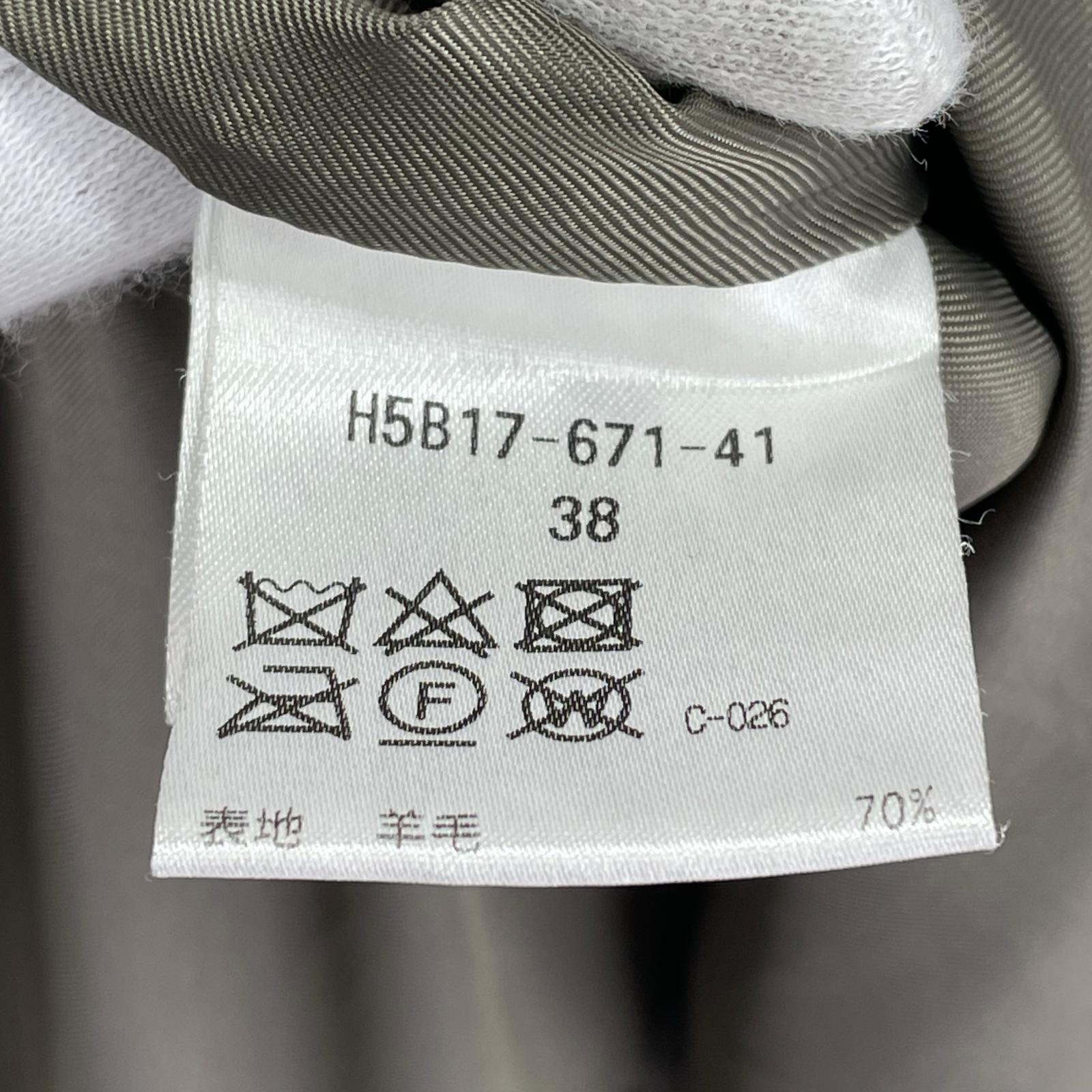 ジャケット アルパカ混 コート 38 グレー