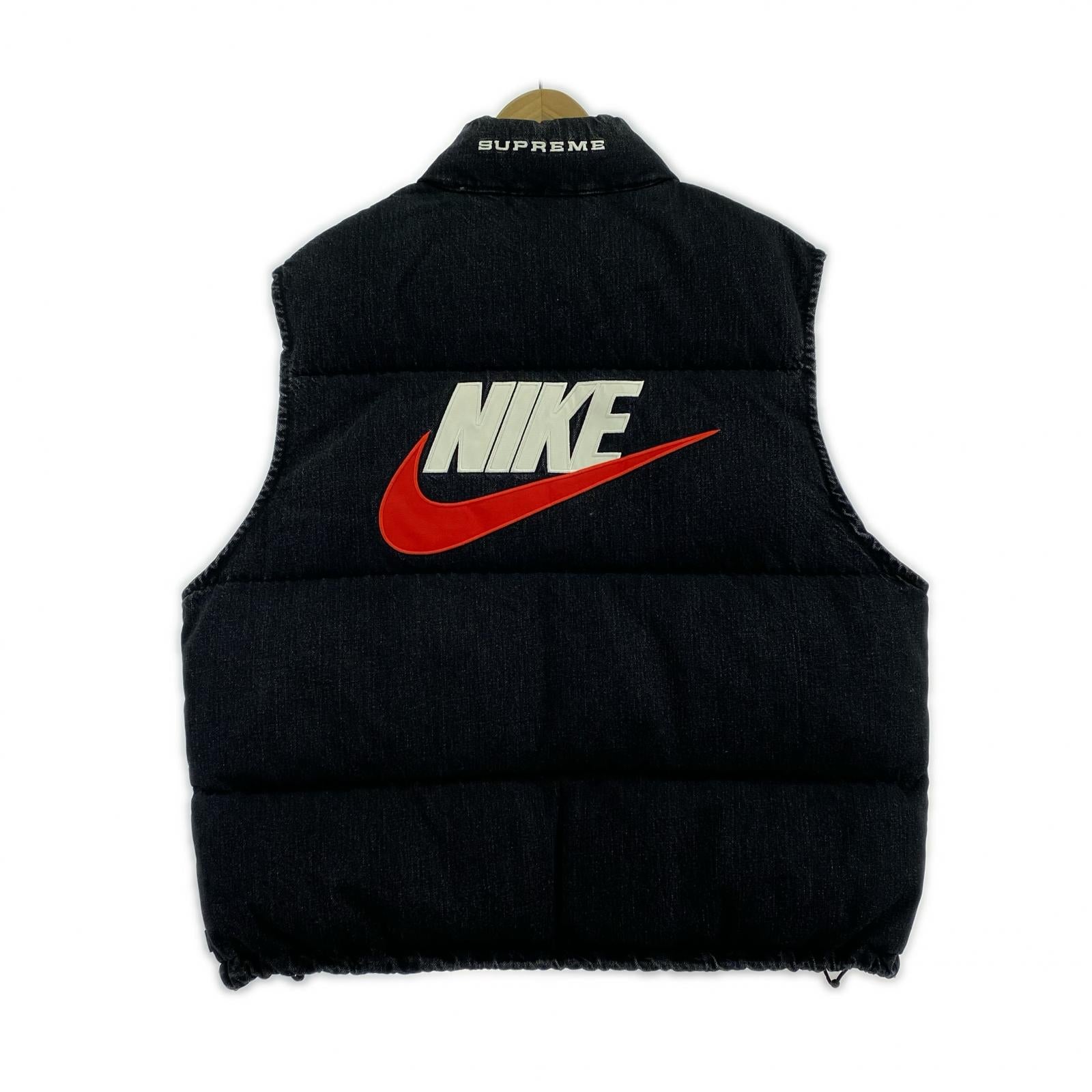 その他アウター 24SS Nike Denim Puffer Vest BLK L L ブラック