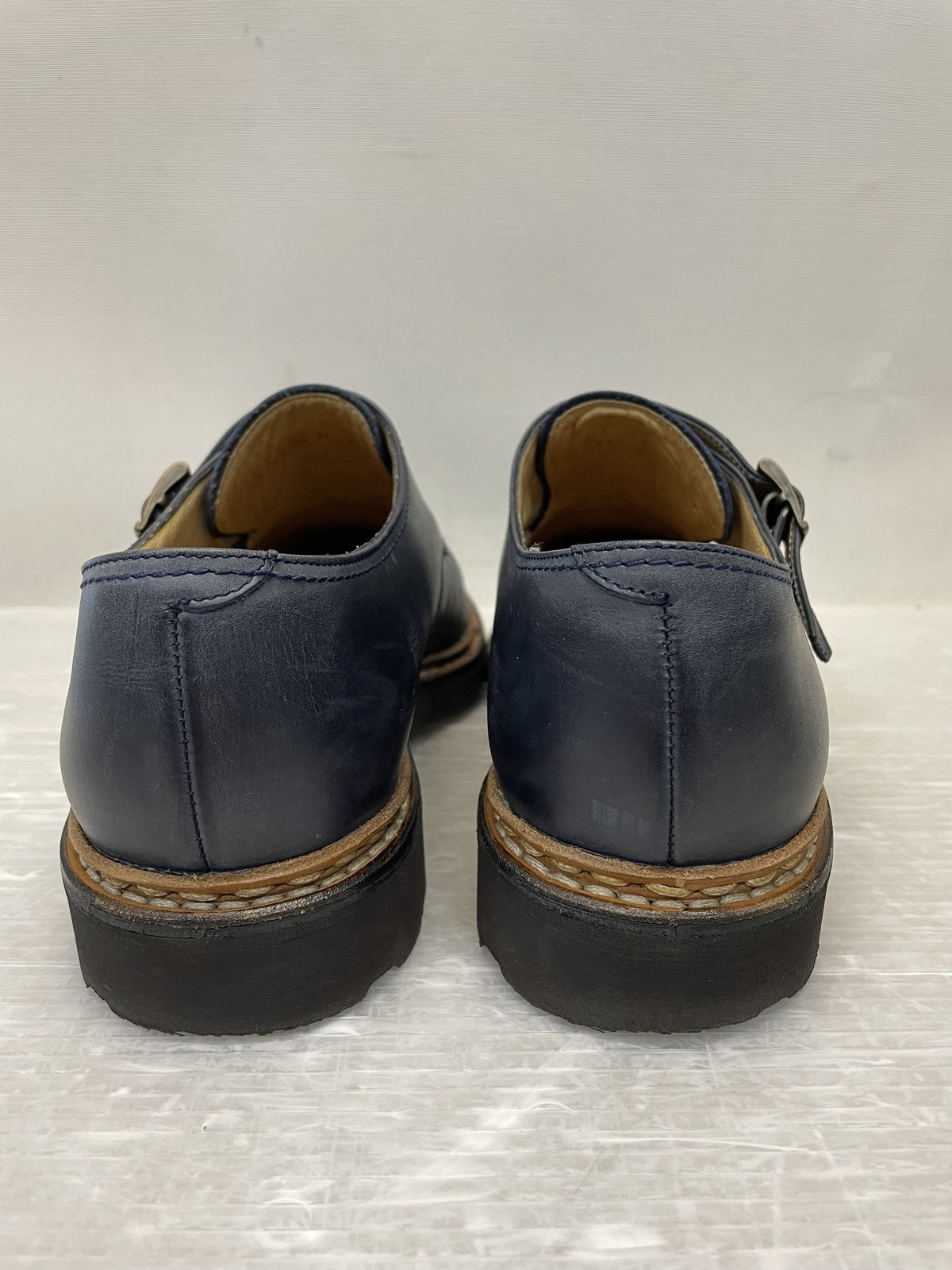 シューズ Paraboot WILLIAM MARCHE II ダブルモンクストラップシューズ 6 ネイビー