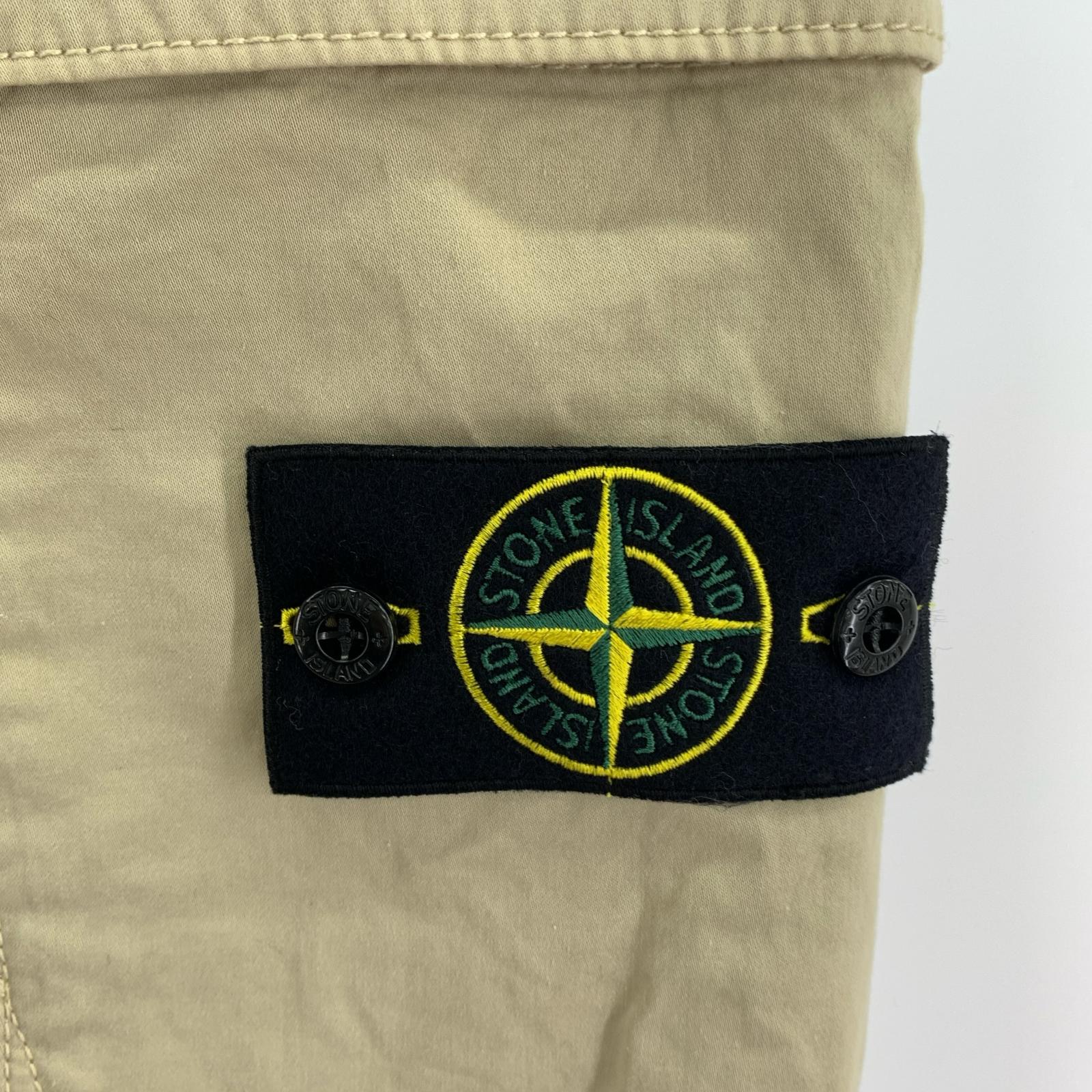 パンツ STONE ISLAND ガーメントダイカーゴパンツ W30 ベージュ 30 ベージュ