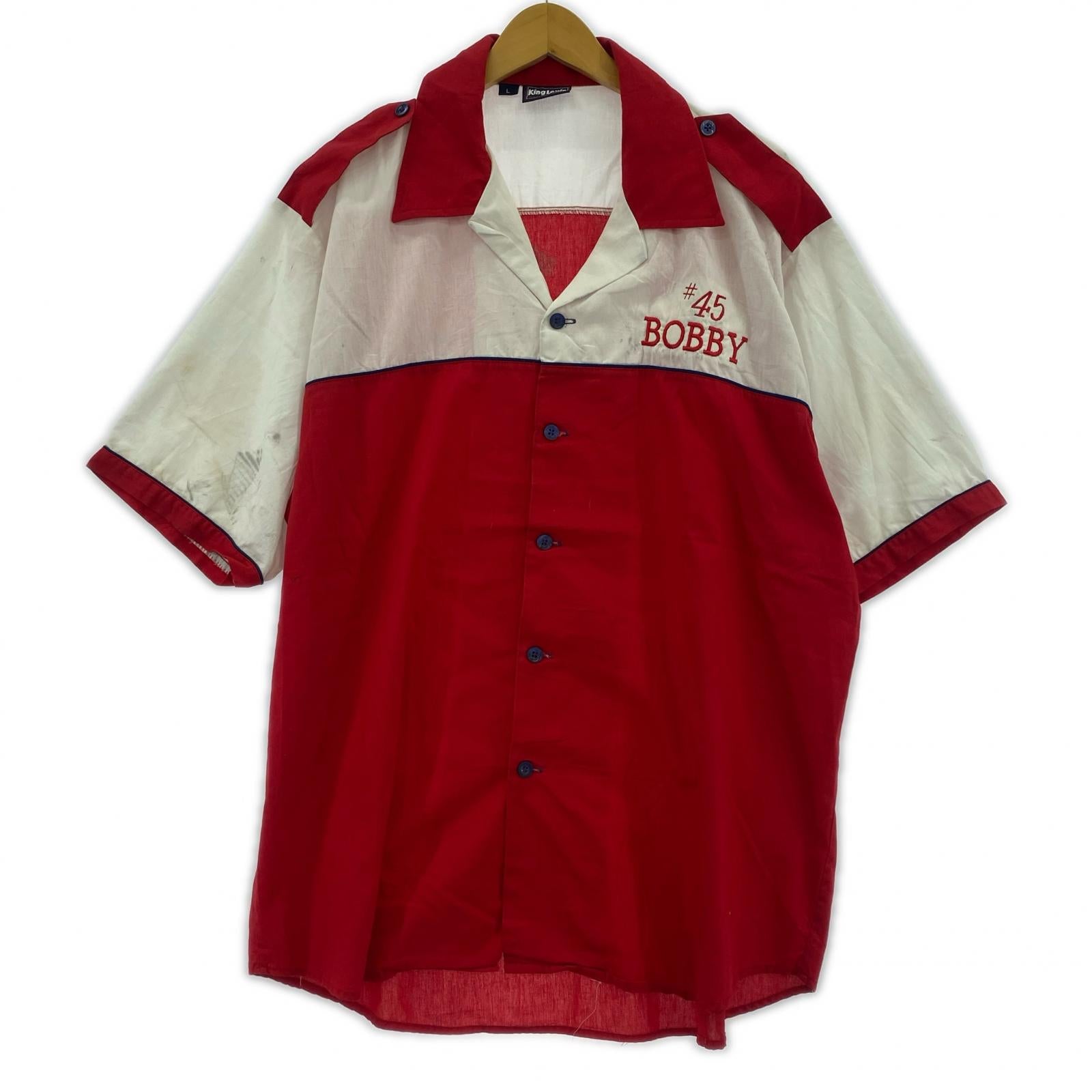 半袖シャツ King Louie 80s ボーリングシャツ L