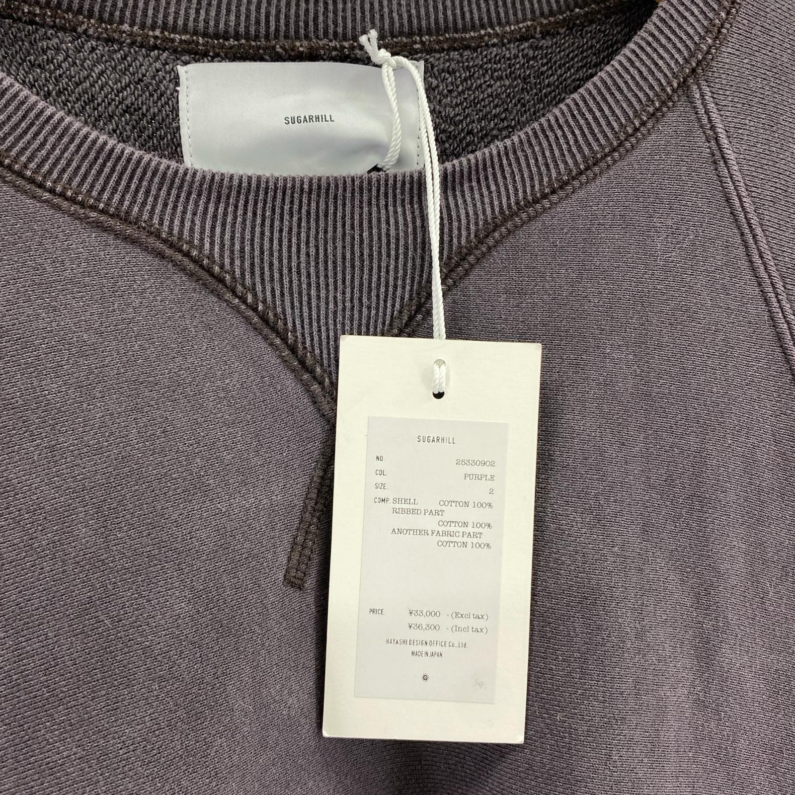 スウェット 22SS TIRPLE STITCHED SWEAT PULLOVER 2 パープル
