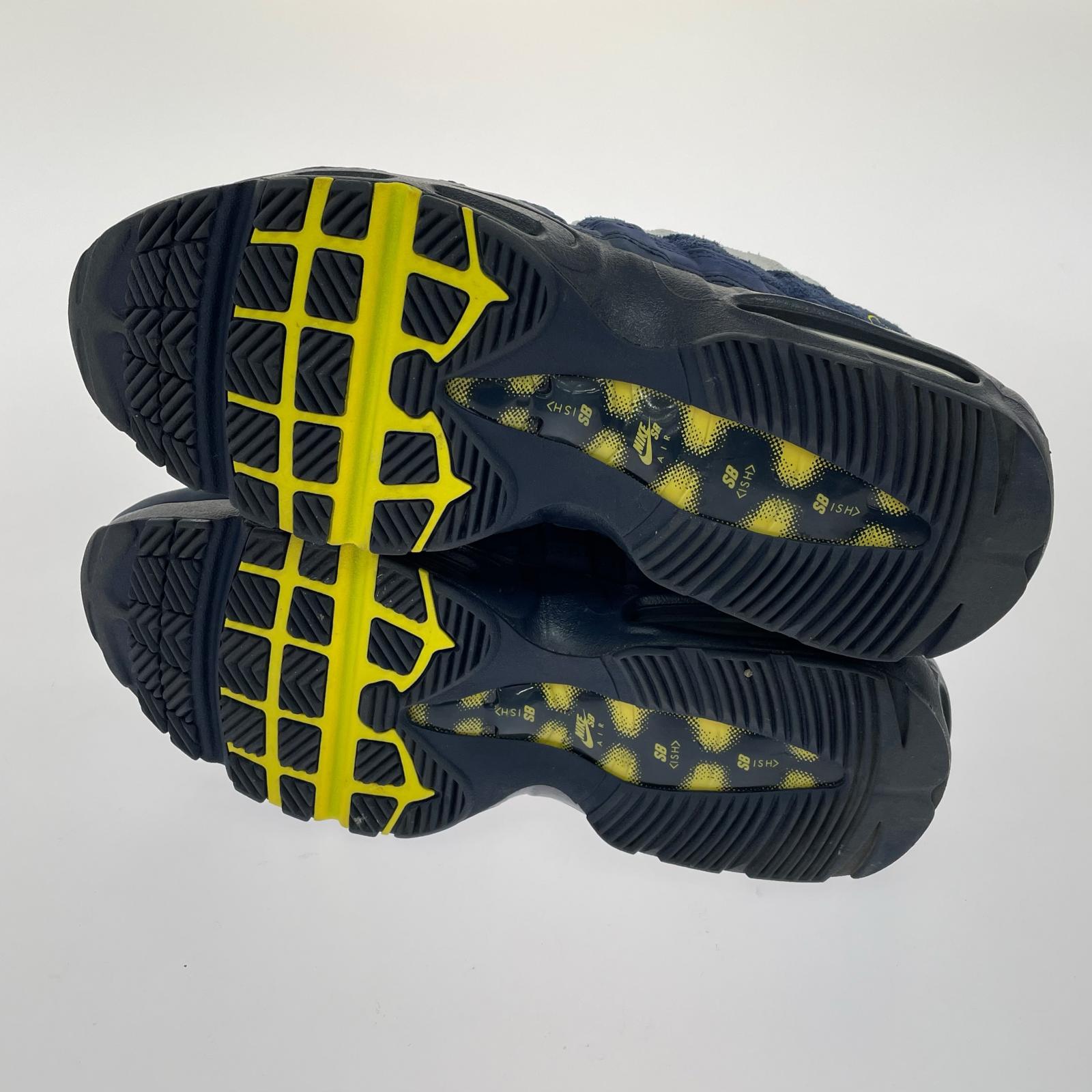 スニーカー Eric Koston AIR MAX 95 27.0cm ネイビー 黄