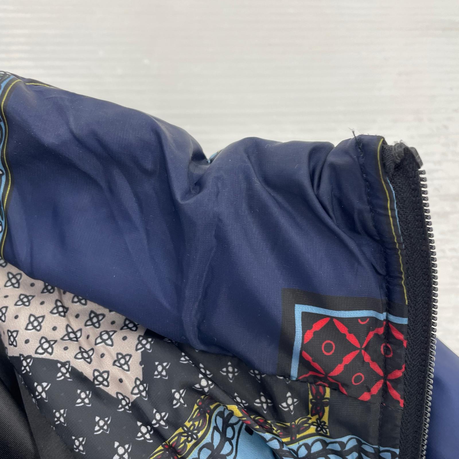 ジャケット STUSSY PATCHWORK PUFFER JACKET (M) M マルチカラー