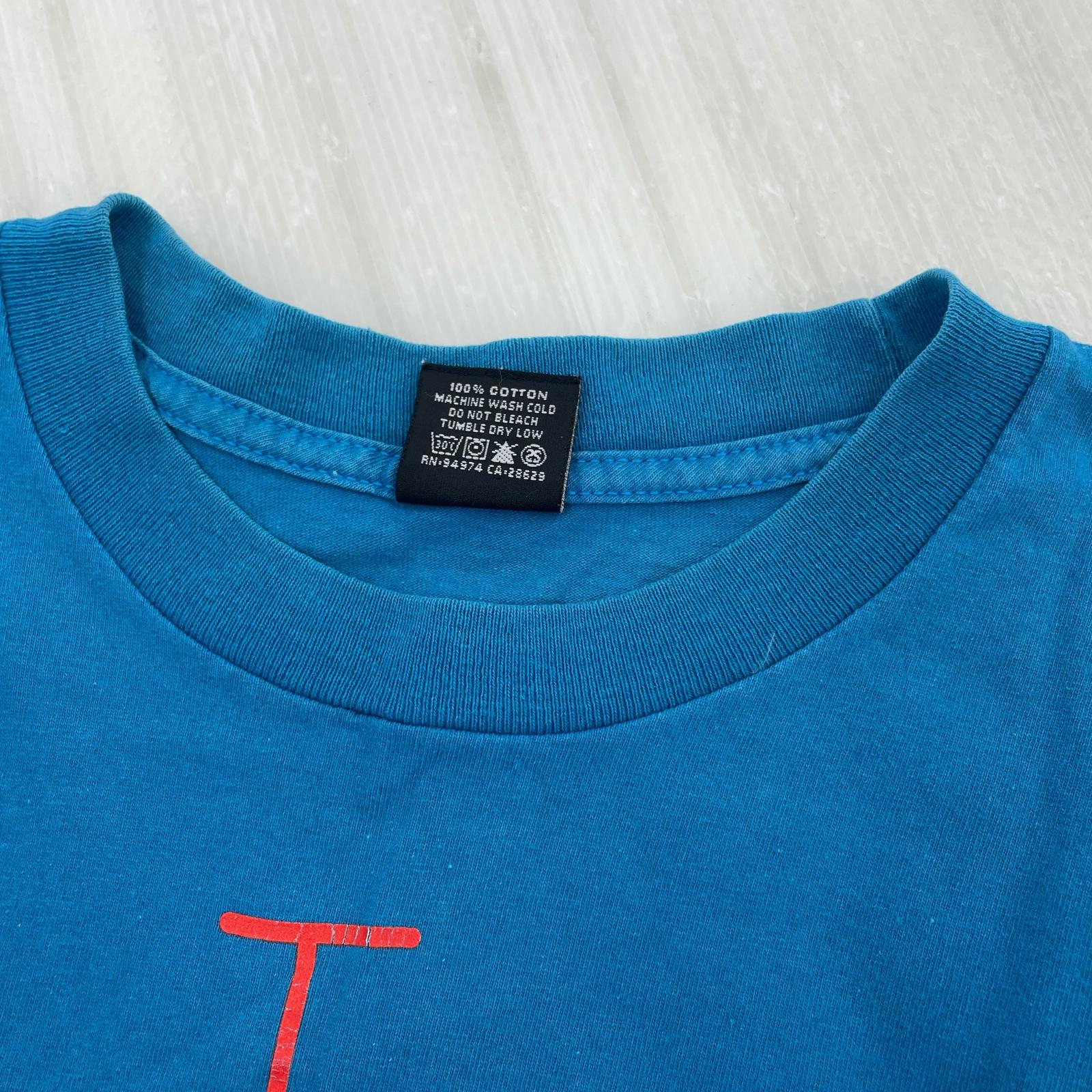 半袖Tシャツ STUSSY キッズフォト Tシャツ 青 (XL) ブルー