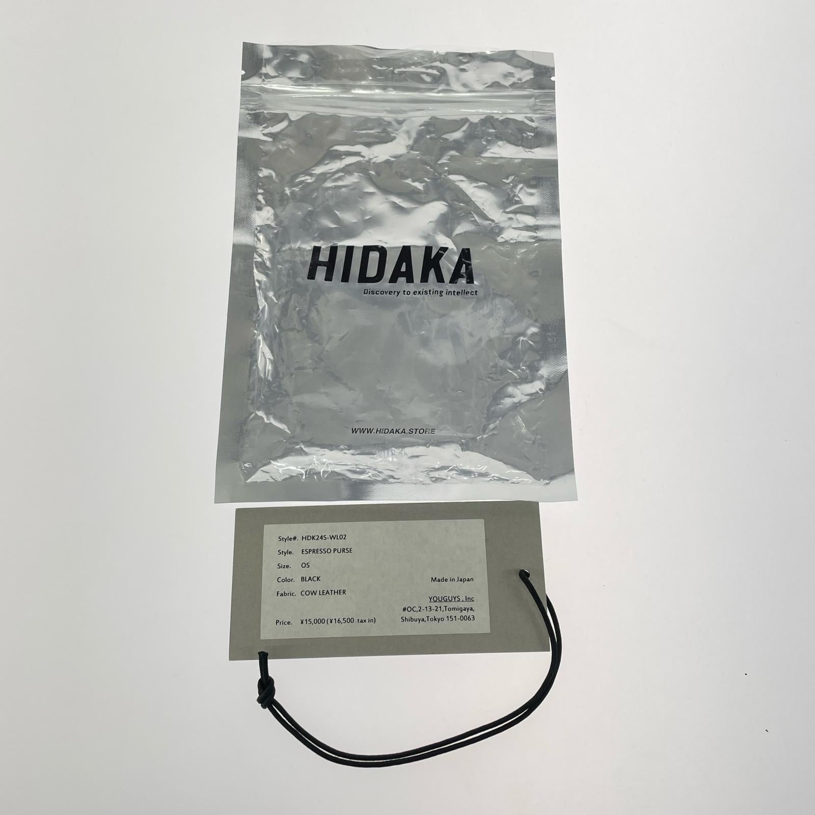 コインケース HIDAKA Espresso Purse コインケース ブラック ブラック