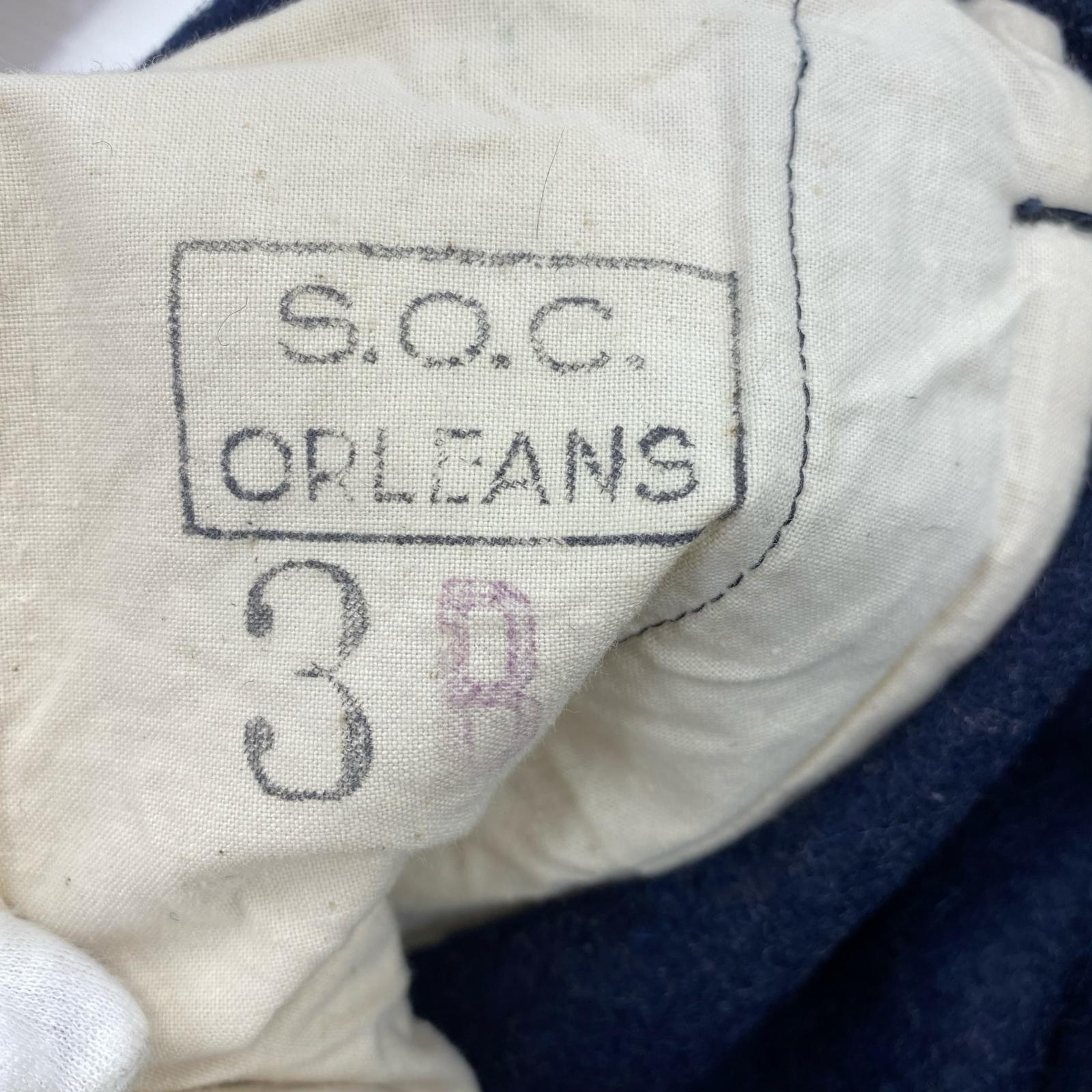パンツ ~50s French Army SSA Wool Hospital Pants ネイビー