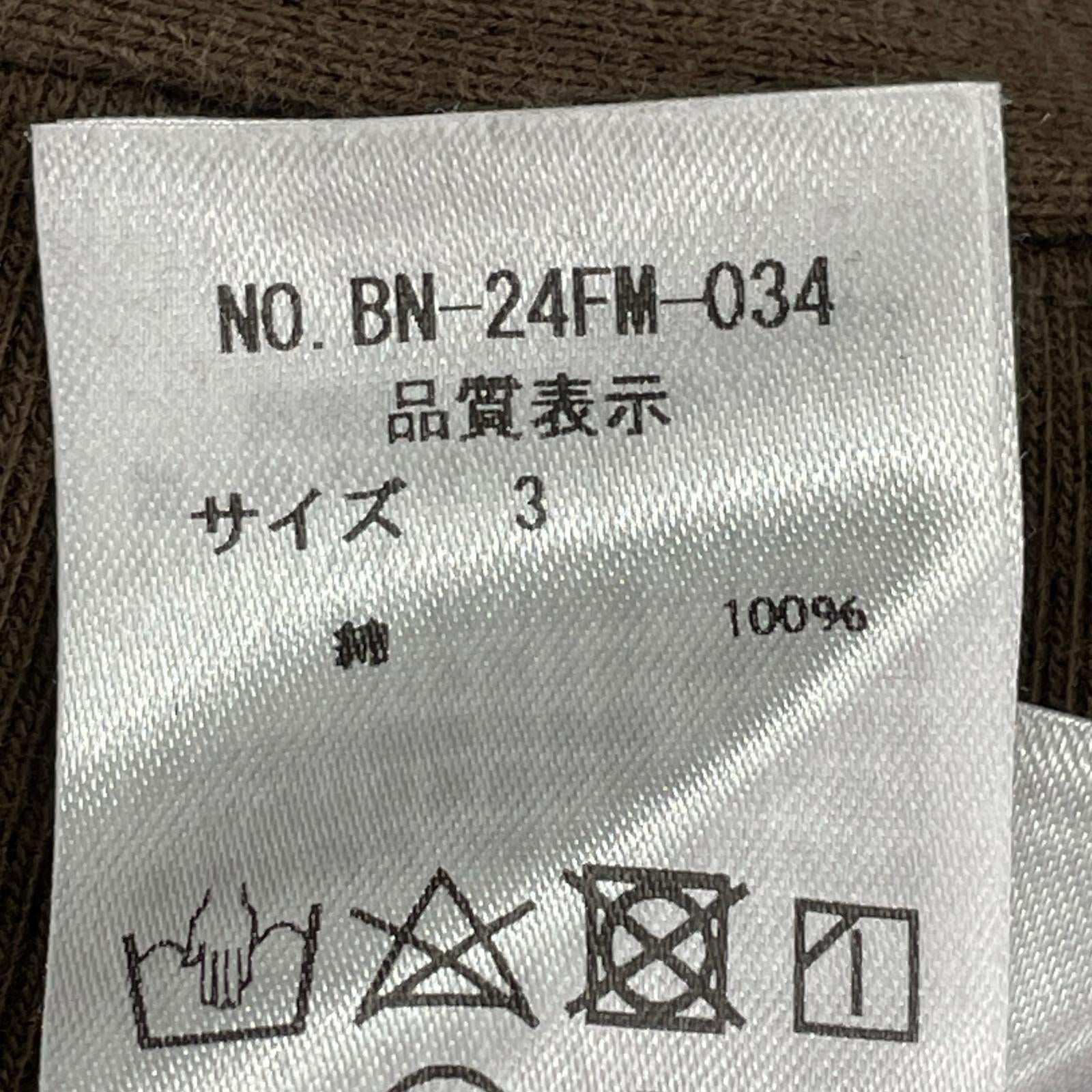 その他アウター BATONER JUMBERCA URAKE ZIP UP PARKA 3 BN-24FM-034 ブラウン