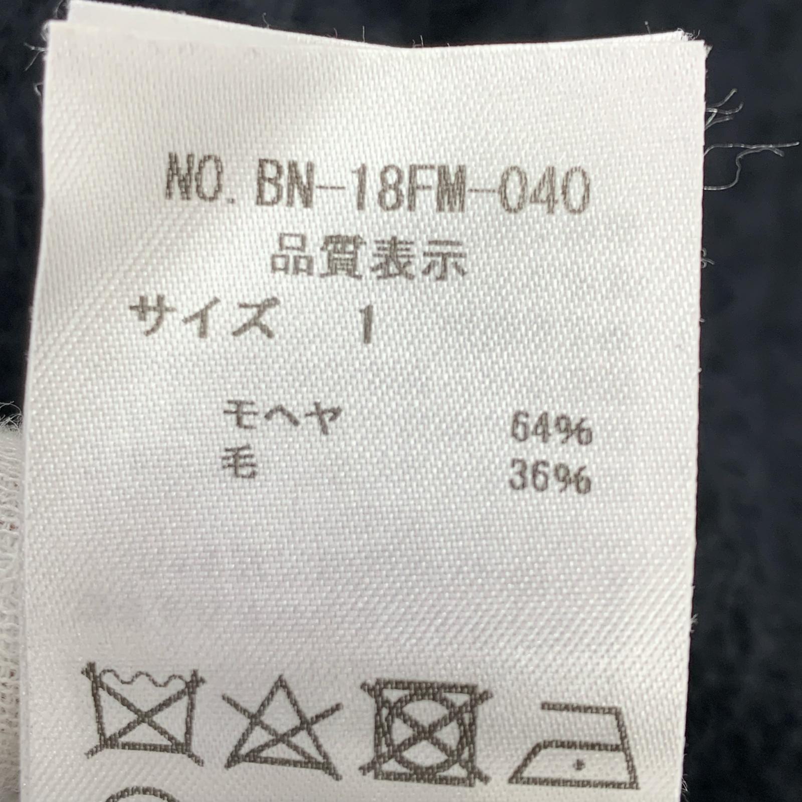 その他トップス BATONER モヘアクルーネックニット 1 BN-18FM-040 1 ブラック