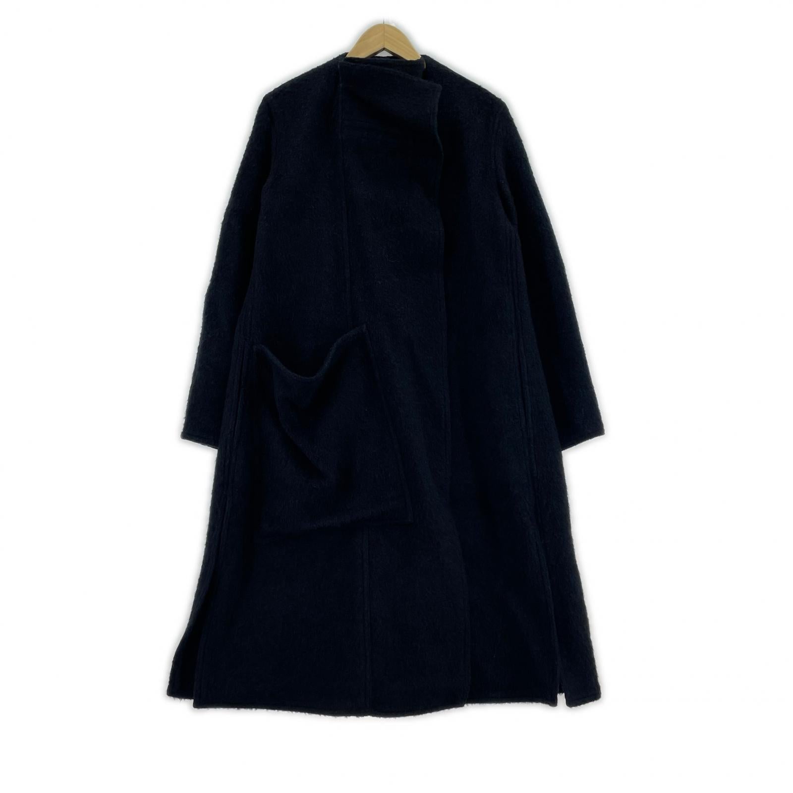 その他アウター LEMAIRE ウールコート 34 34 ネイビー