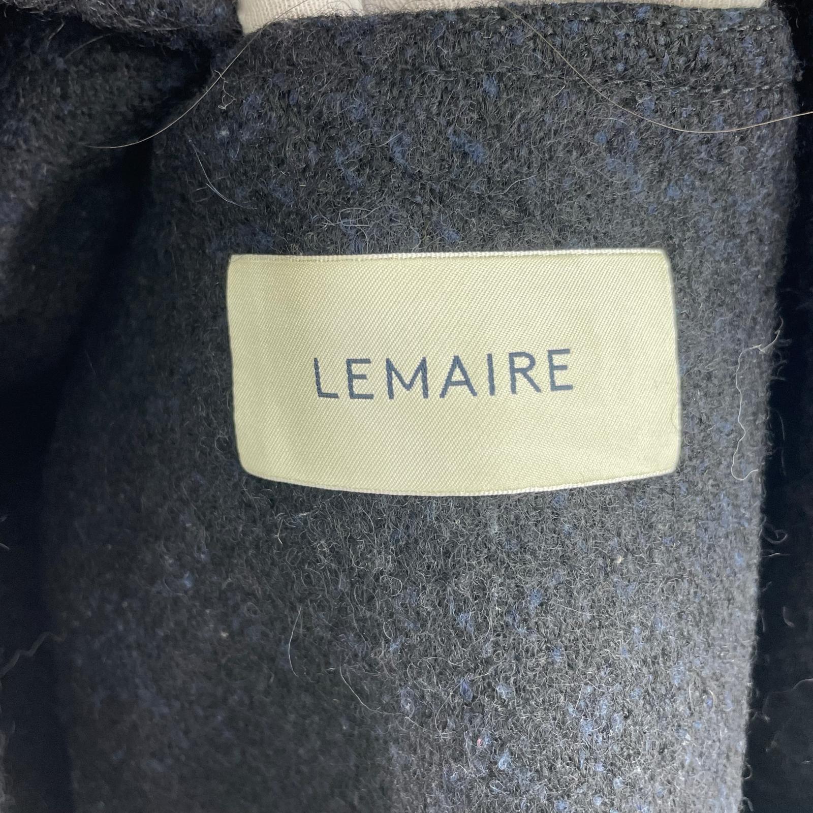 その他アウター LEMAIRE ウールコート 34 34 ネイビー