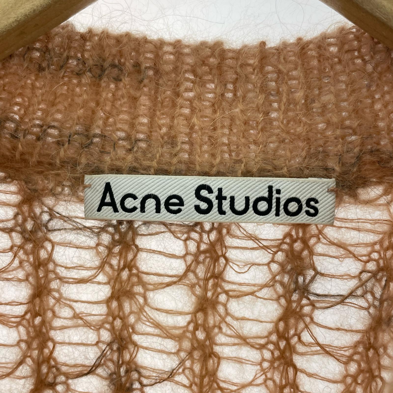 その他トップス Acne Studios モヘア混ニットセーター S S オレンジ