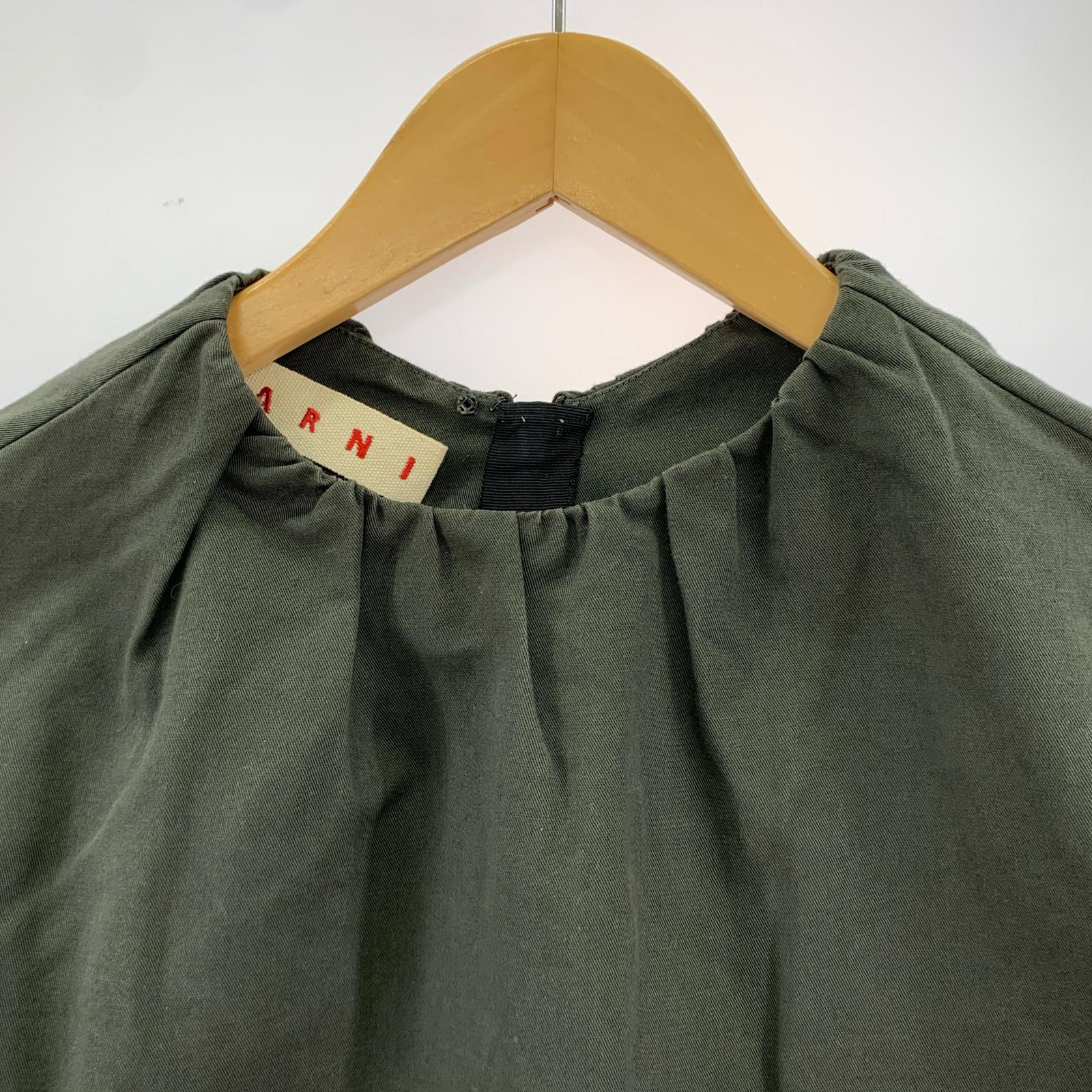 ワンピース MARNI コットンリネンワンピース 38
