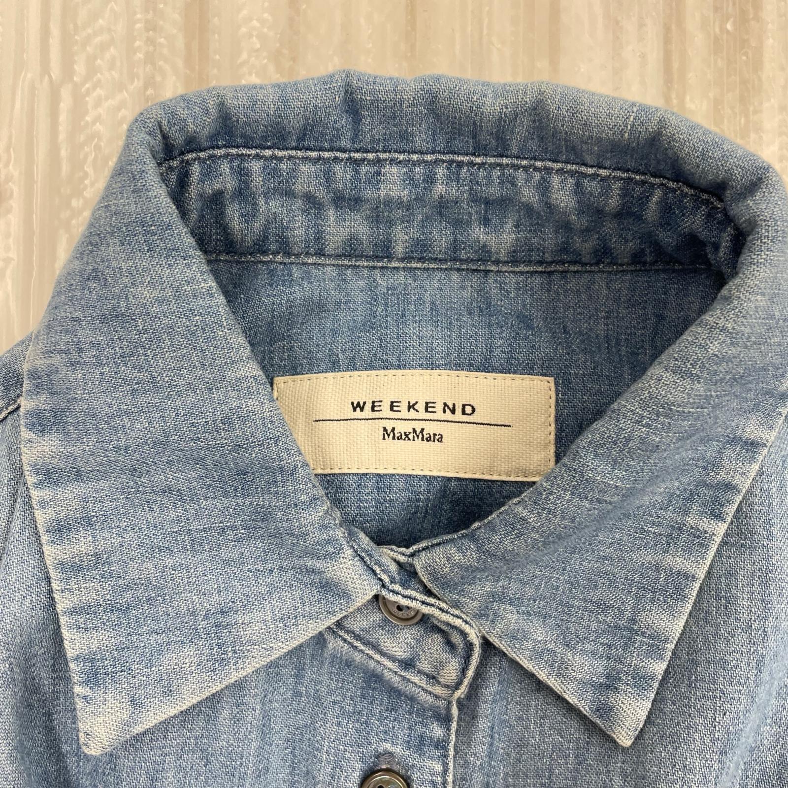 その他トップス WEEKEND Max Mara デニムシャツ 34 34 ブルー